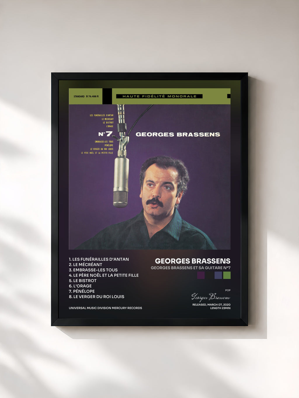 Georges Brassens · Georges Brassens et sa guitare N°7