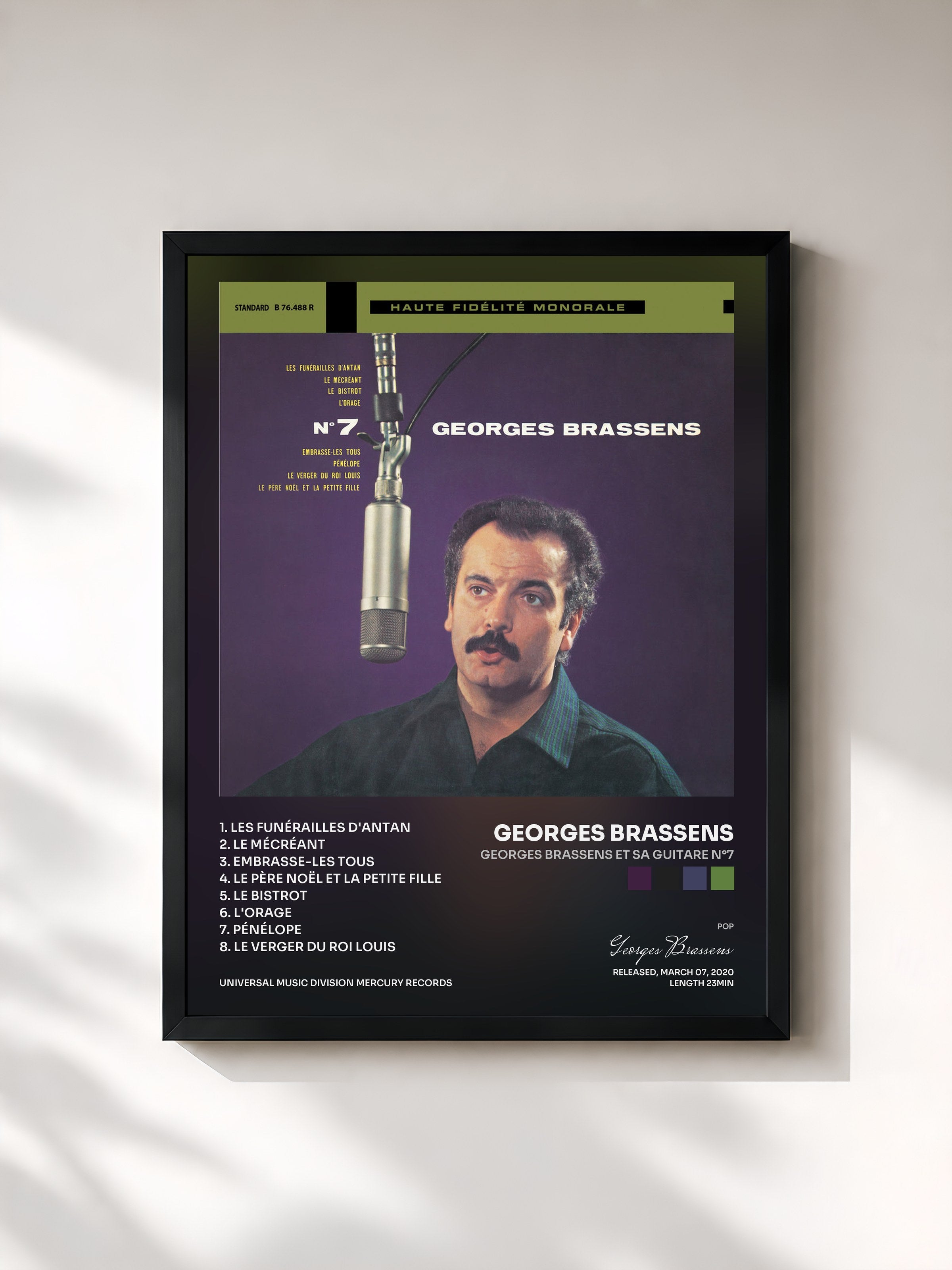 Georges Brassens · Georges Brassens et sa guitare N°7