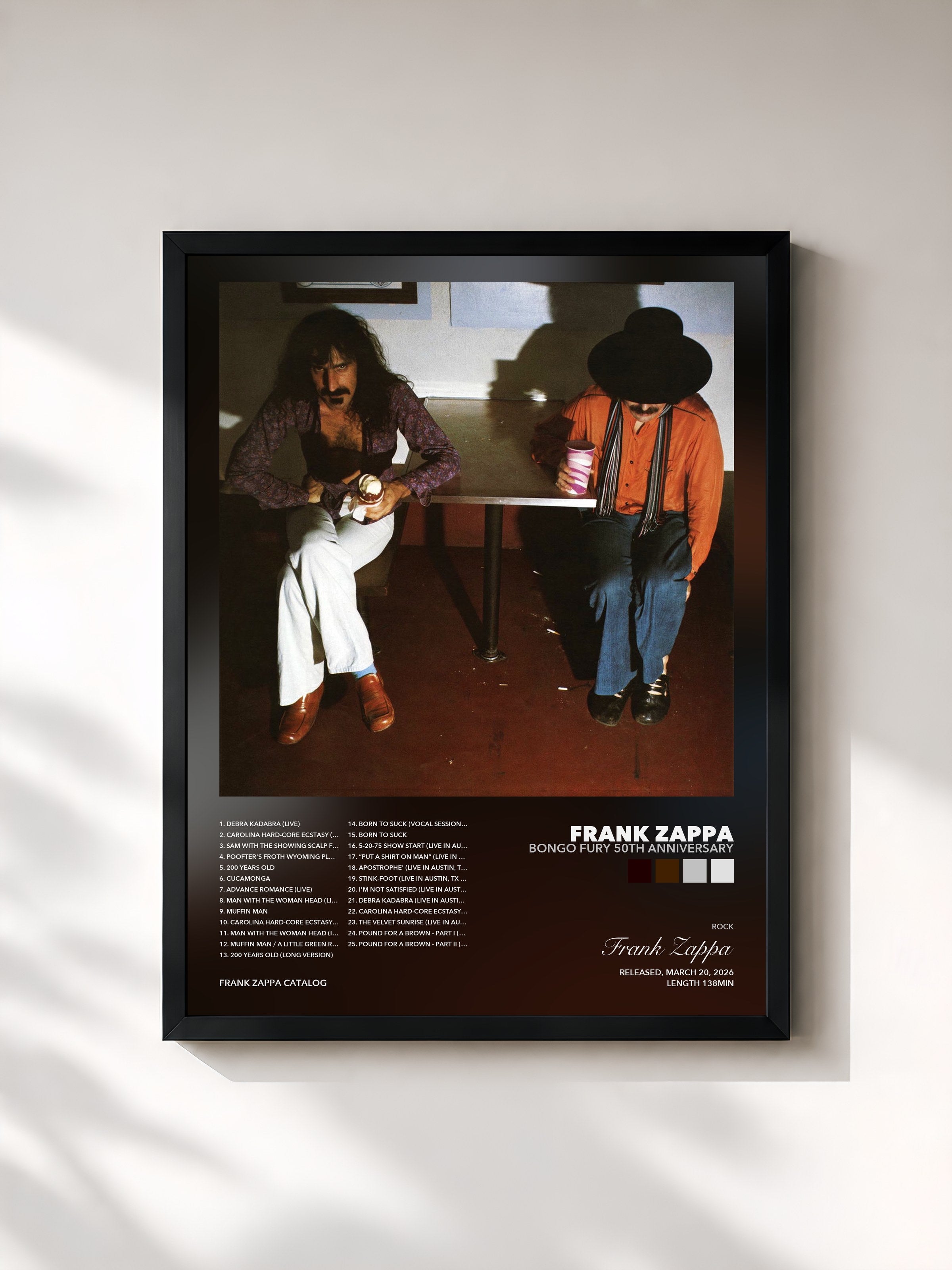 Frank Zappa – Bongo Fury 50th Anniversary