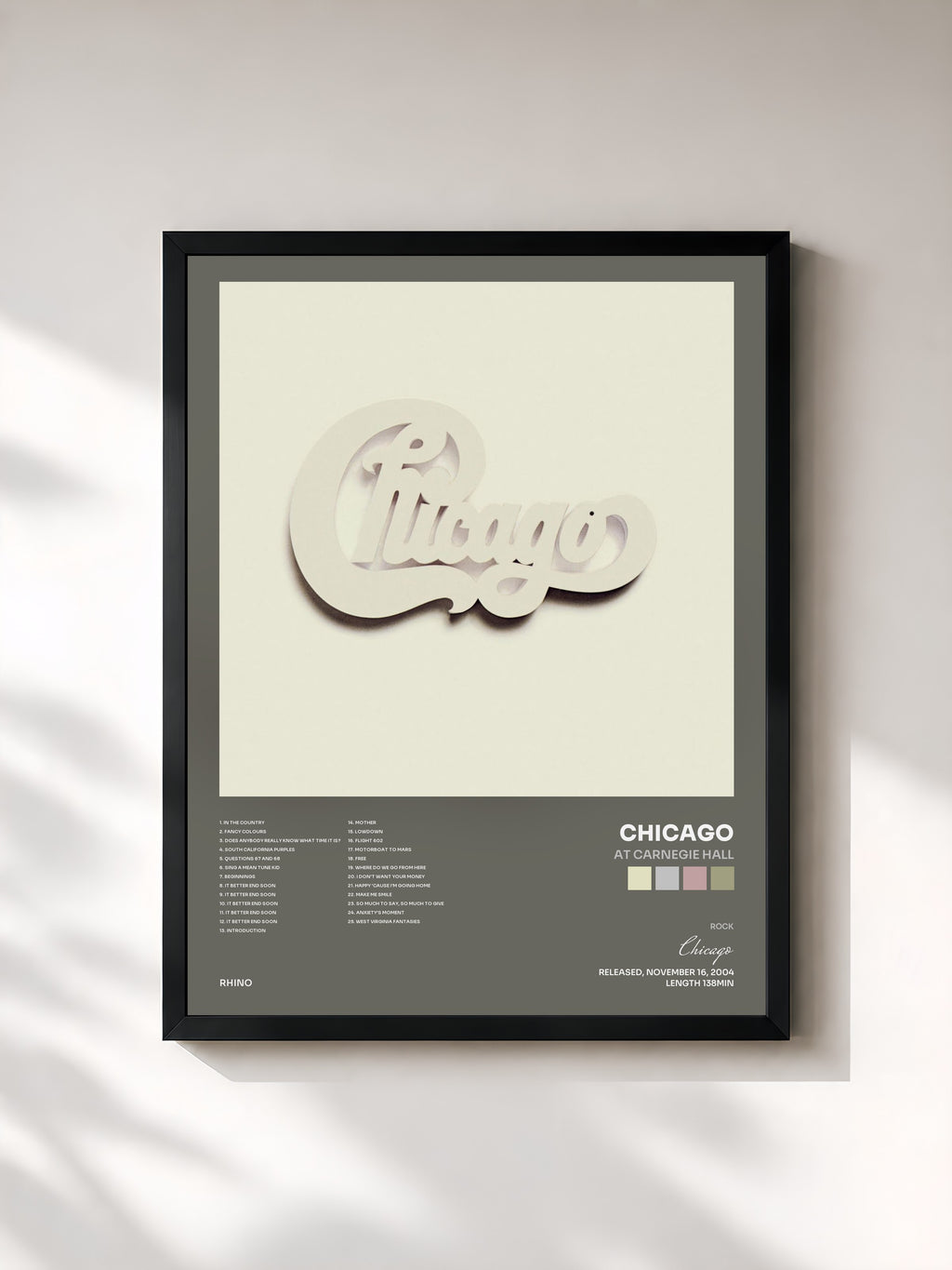 Chicago · At Carnegie Hall
