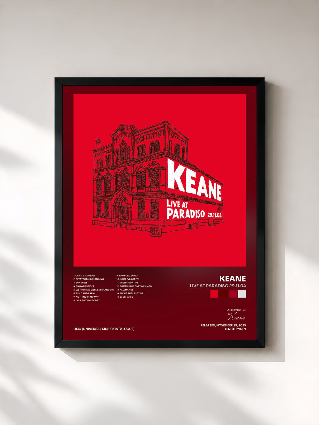 Keane · Live At Paradiso 29.11.04