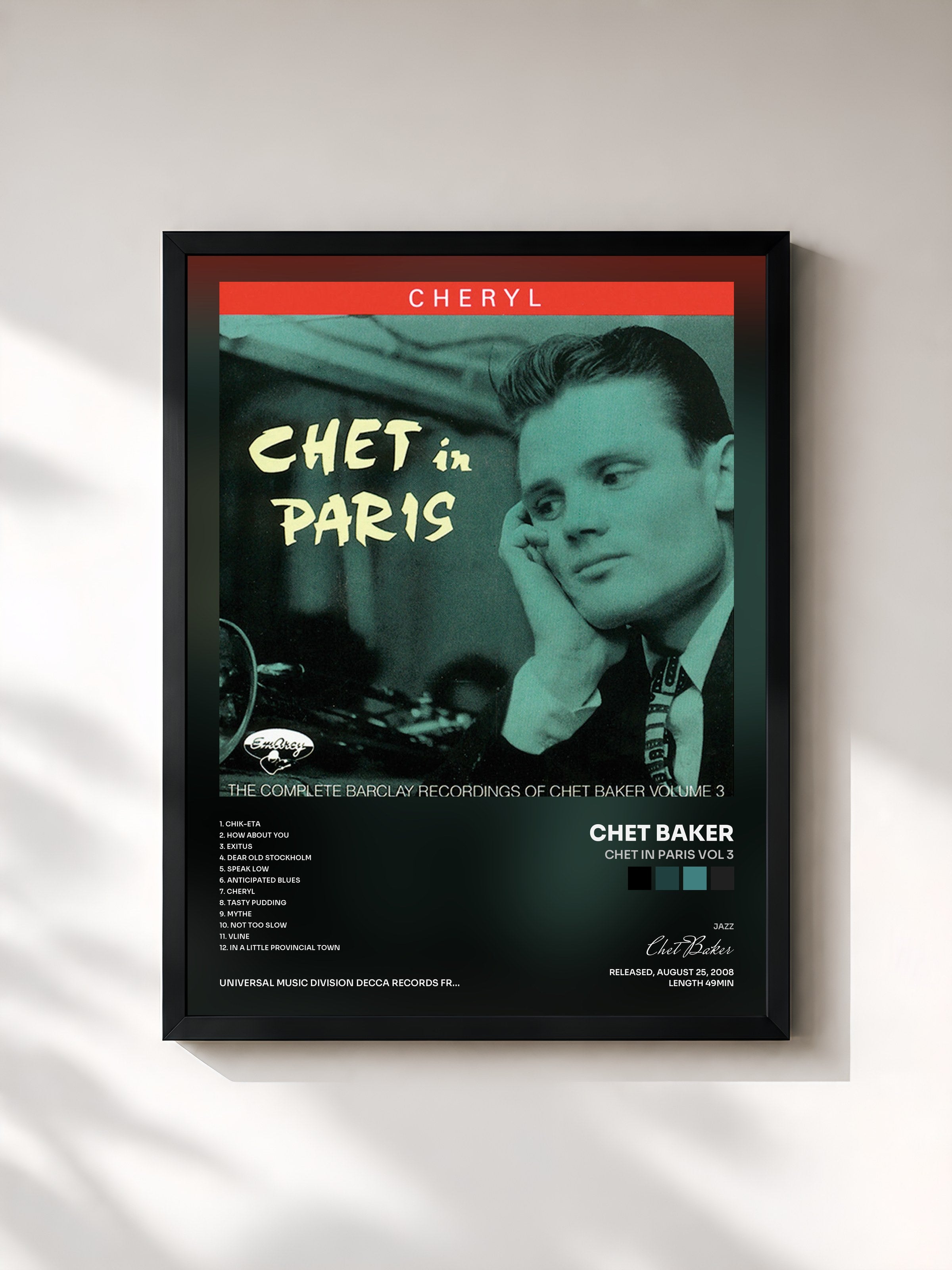 Chet Baker · Chet In Paris Vol 3