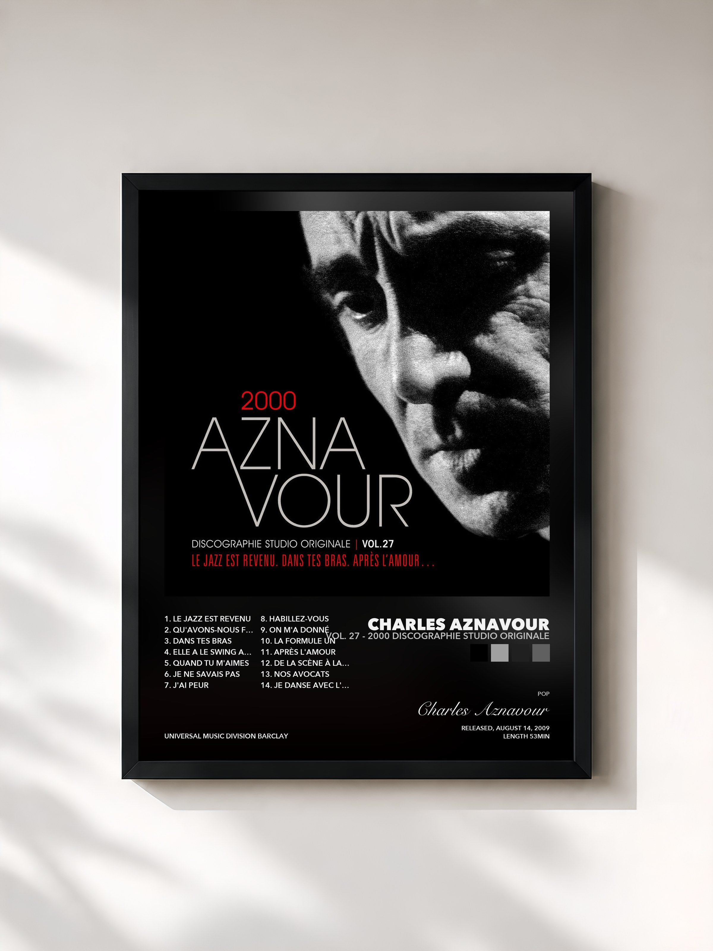 Charles Aznavour – Vol. 27 - 2000 Discographie studio originale