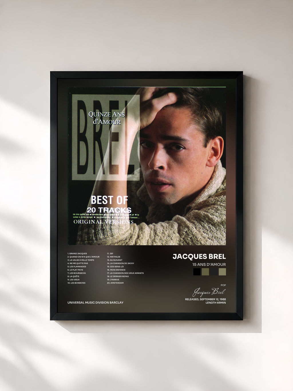 Jacques Brel · 15 Ans D'Amour