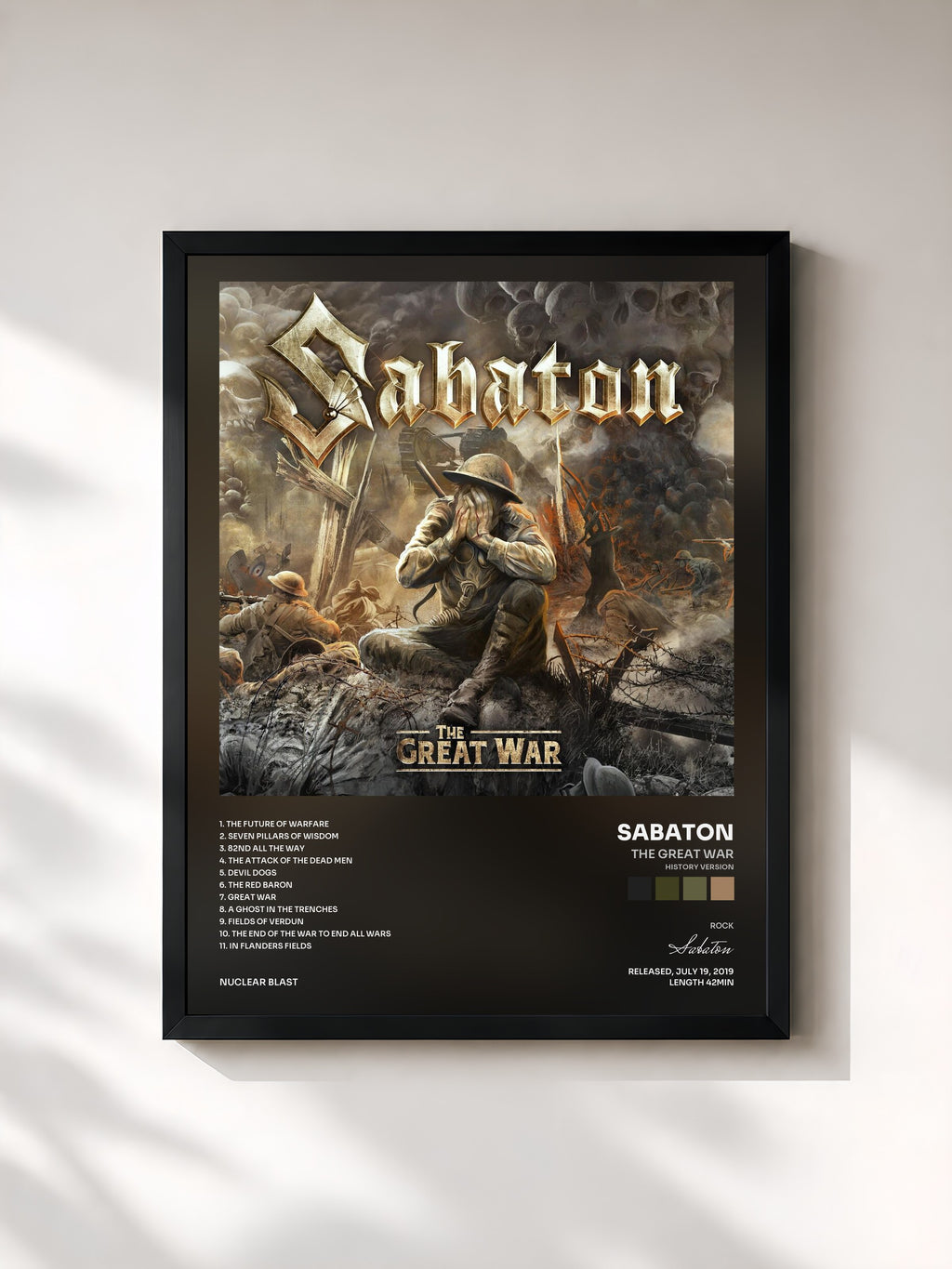 Sabaton · The Great War (History Version)