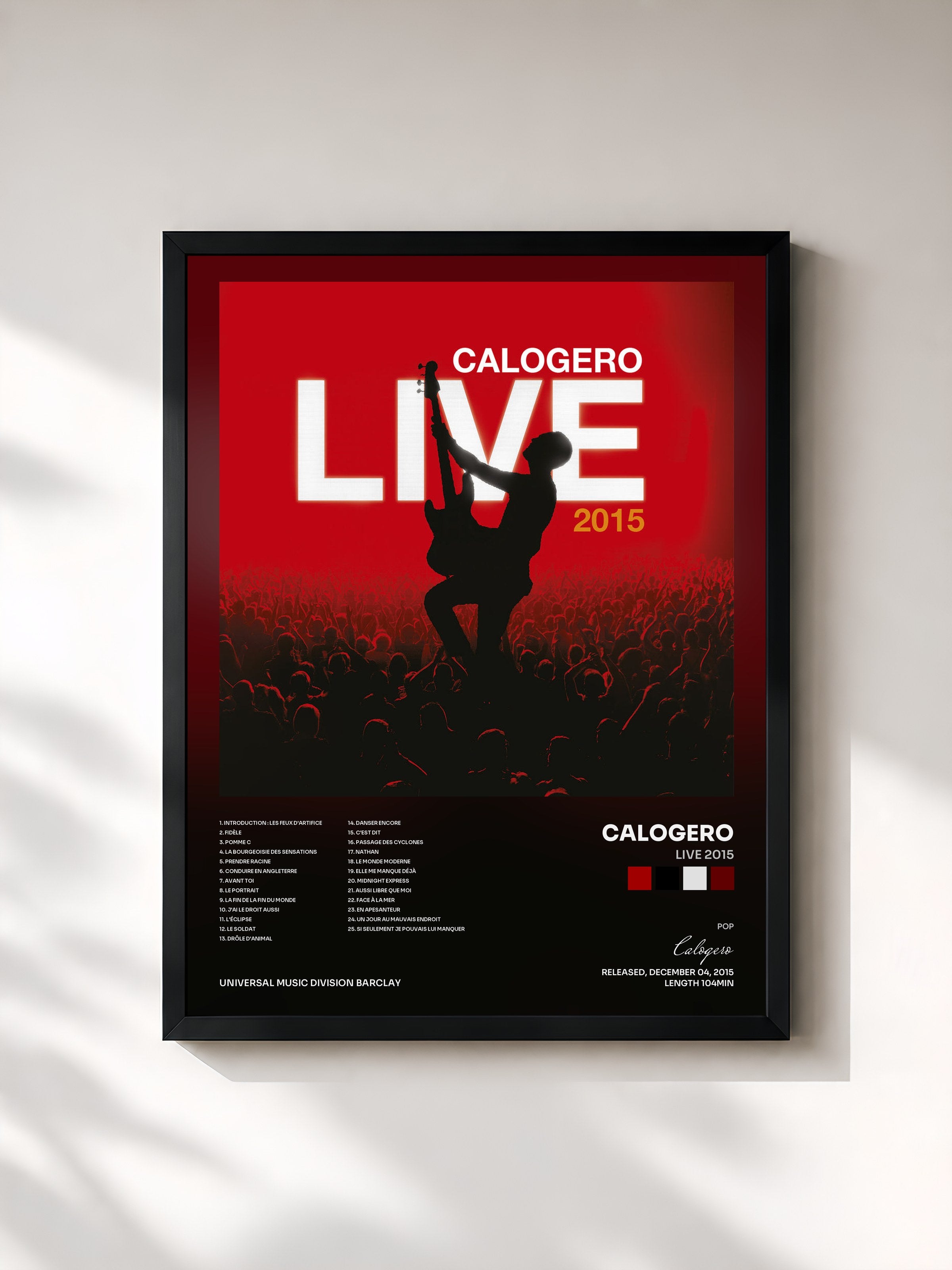 Calogero · Live 2015
