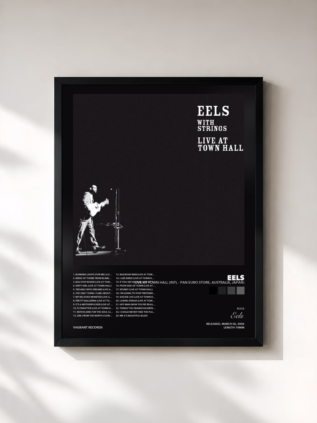 Eels – Live At Town Hall (Intl - pan Euro store, Australia, Japan)