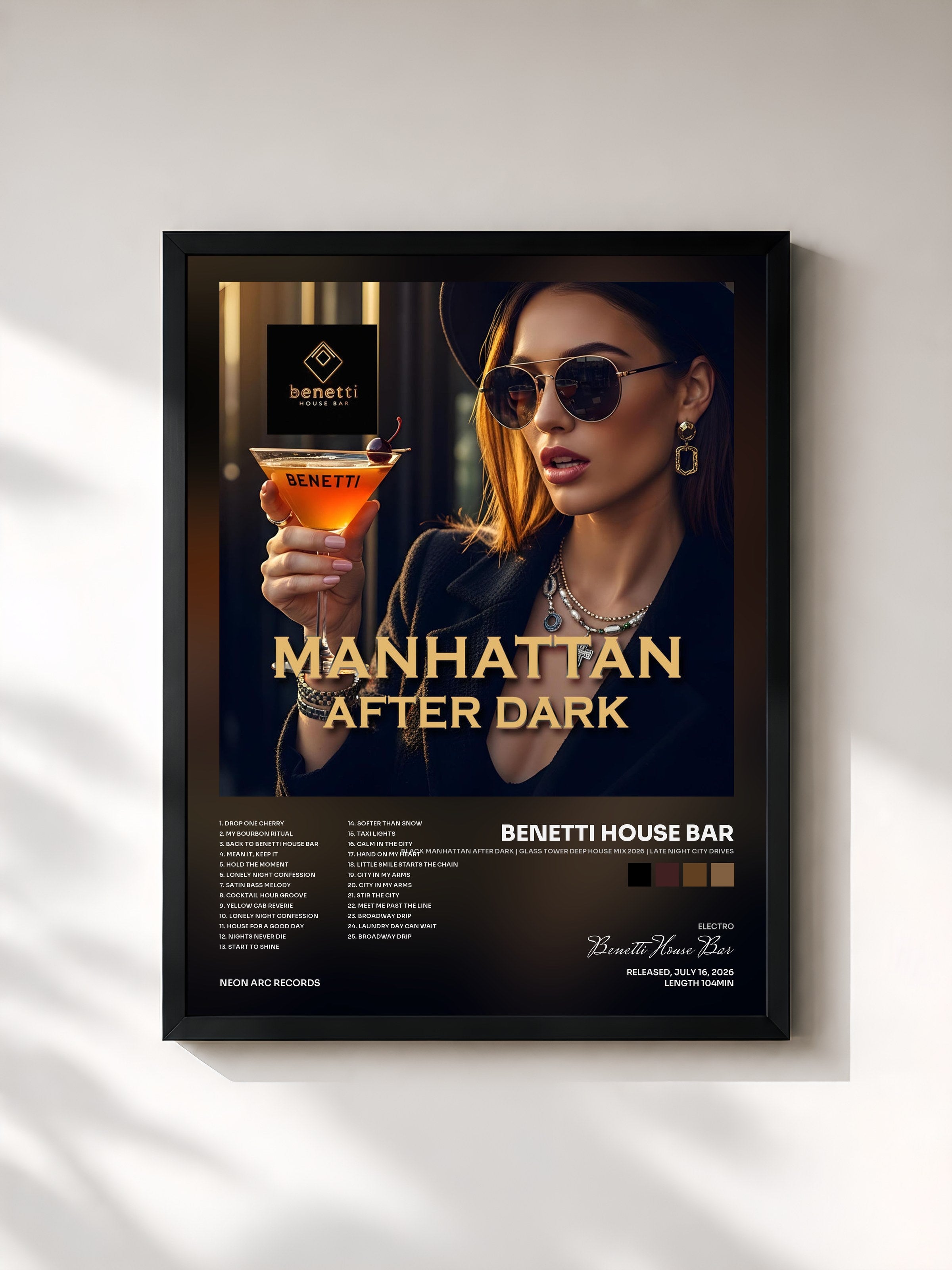 Benetti House Bar · Black Manhattan After Dark | Glass Tower Deep House Mix 2026 | Late Night City Drives