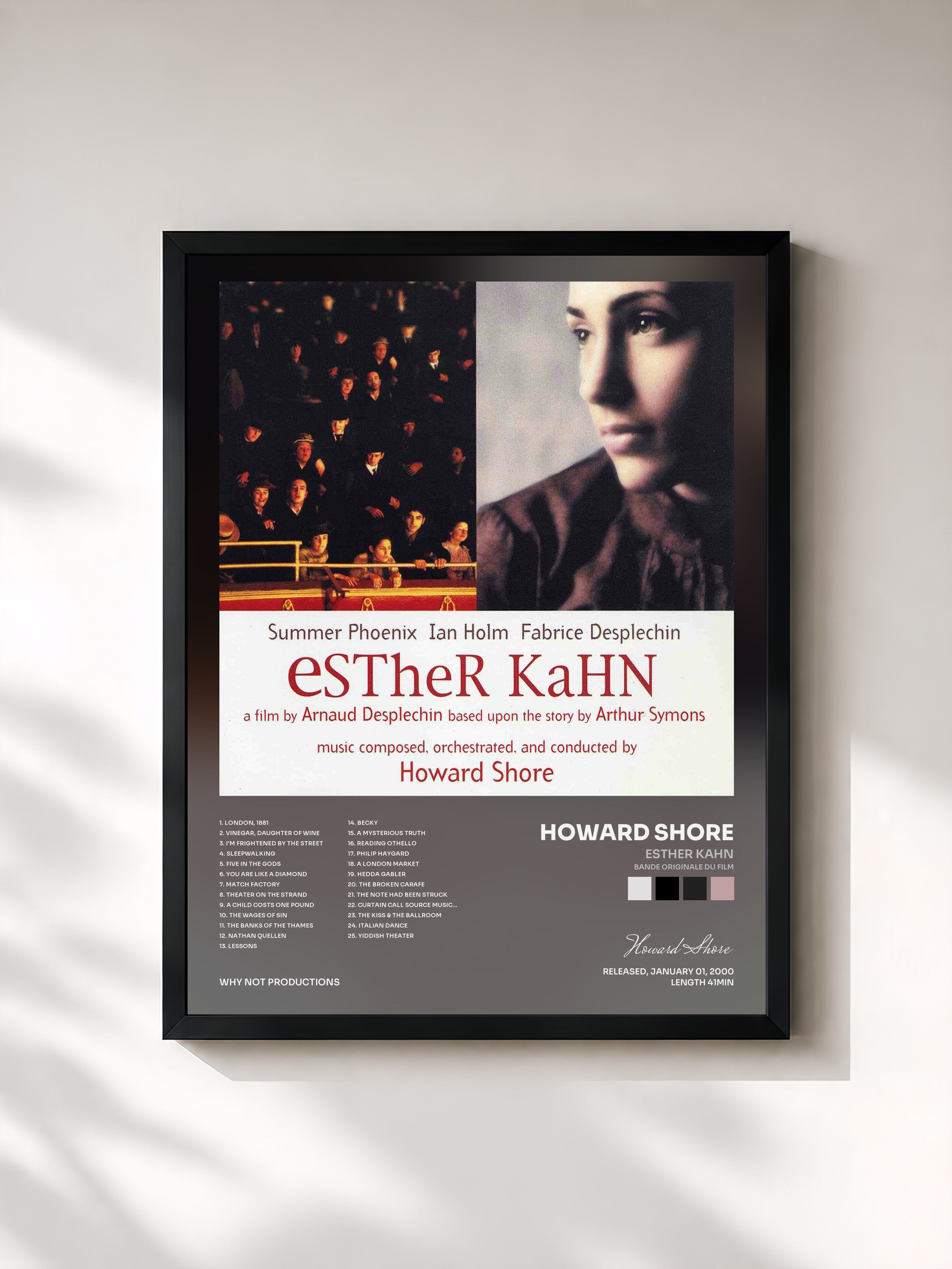 Howard Shore · Esther Kahn (Bande originale du film)