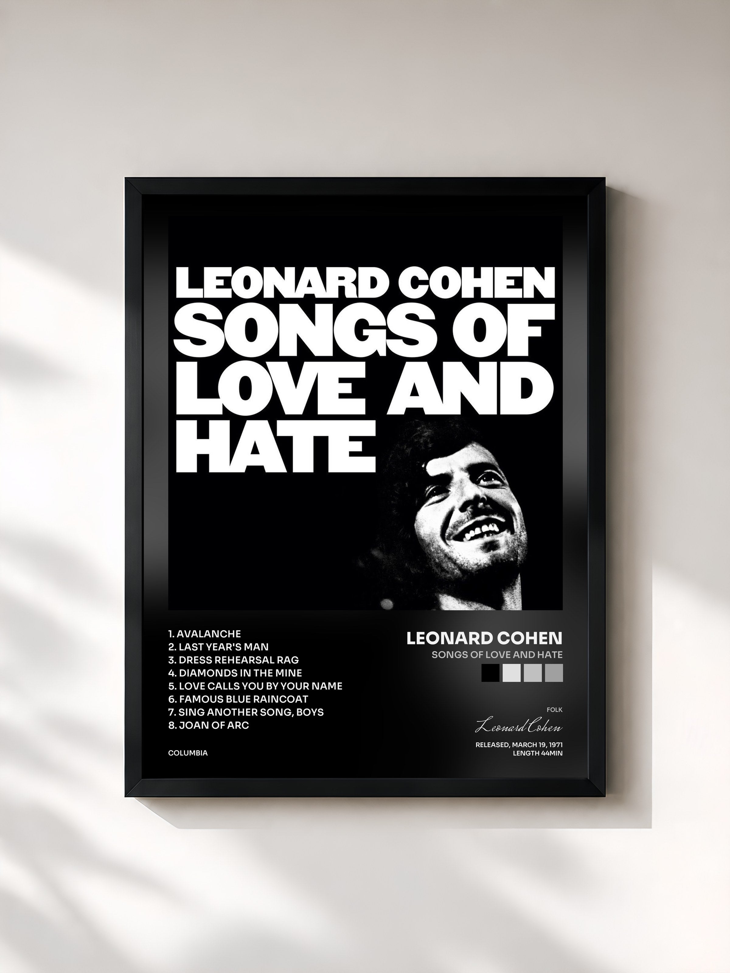 Leonard Cohen · Songs of Love and Hate