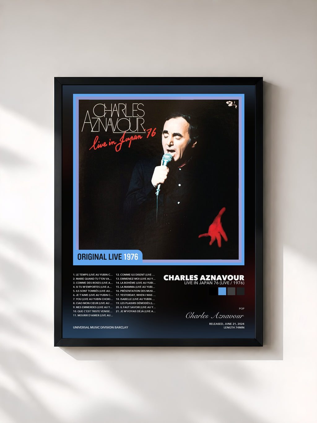 Charles Aznavour – Live in Japan 76 (Live / 1976)