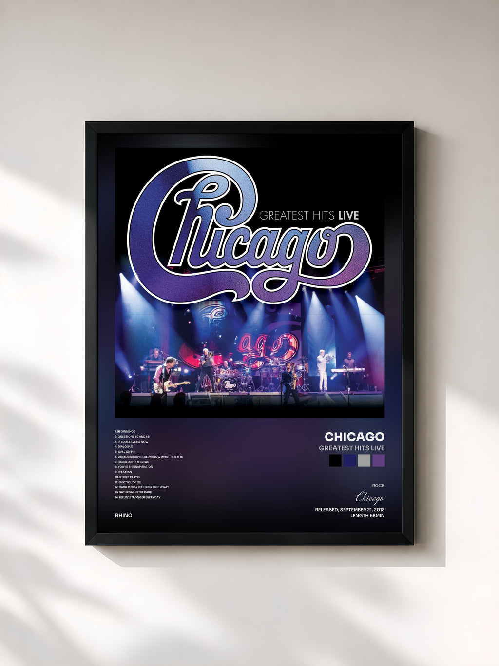 Chicago · Greatest Hits Live