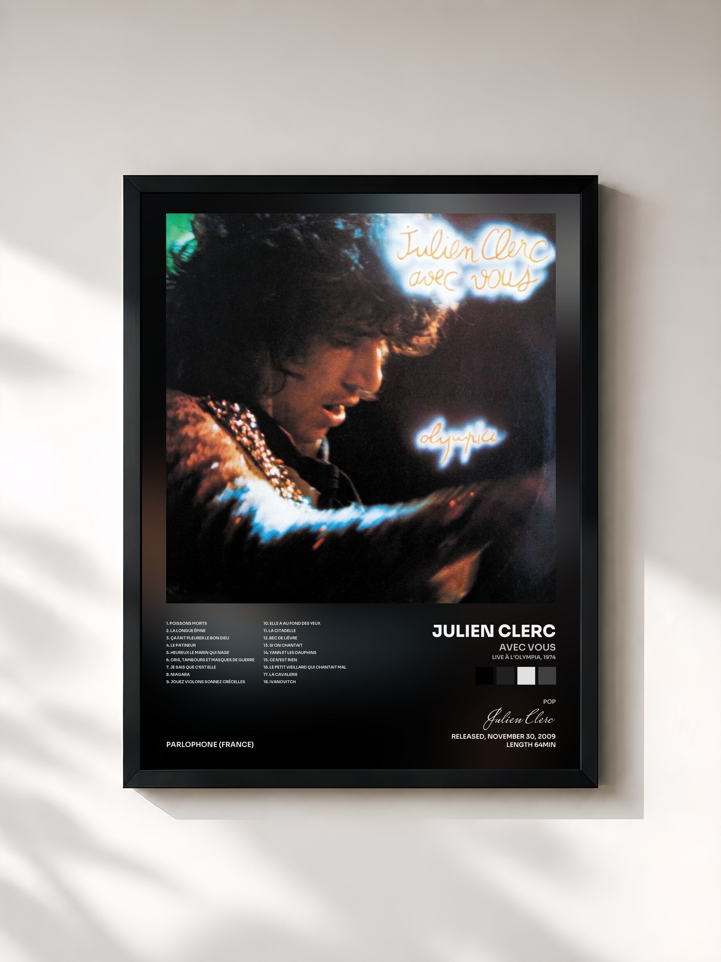 Julien Clerc · Avec vous (Live à L’Olympia, 1974)