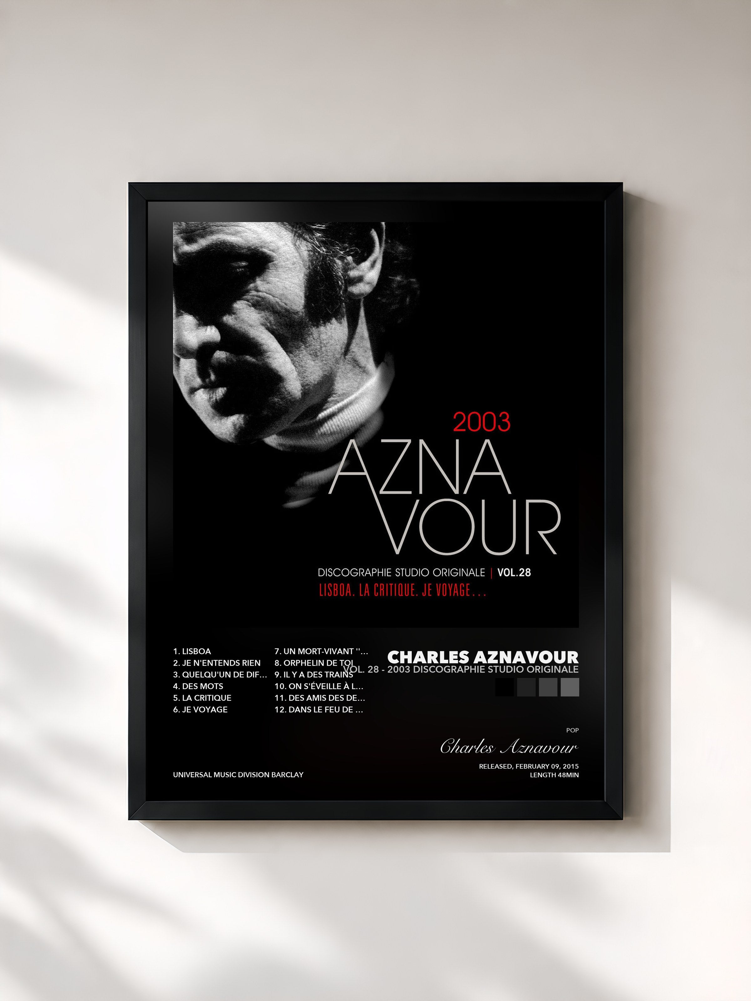Charles Aznavour – Vol. 28 - 2003 Discographie studio originale