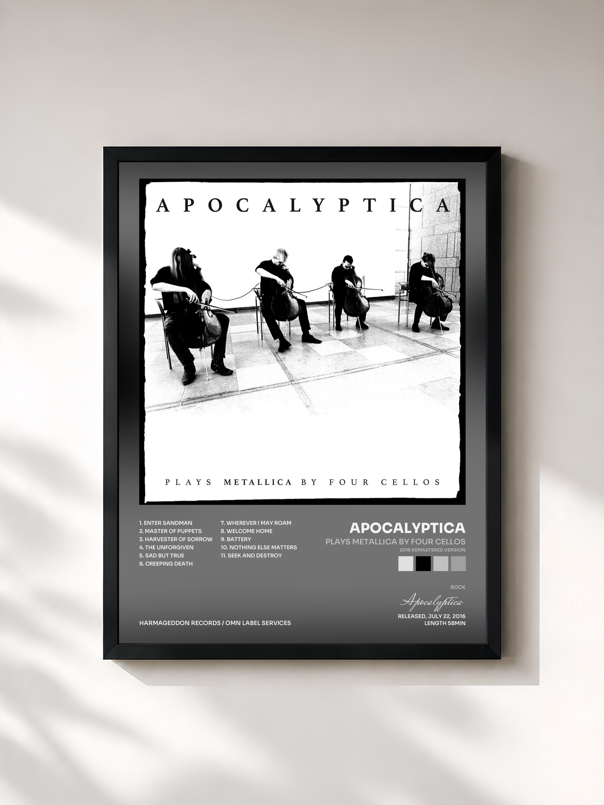 Apocalyptica · Plays Metallica by Four Cellos (2016 Remastered Version)