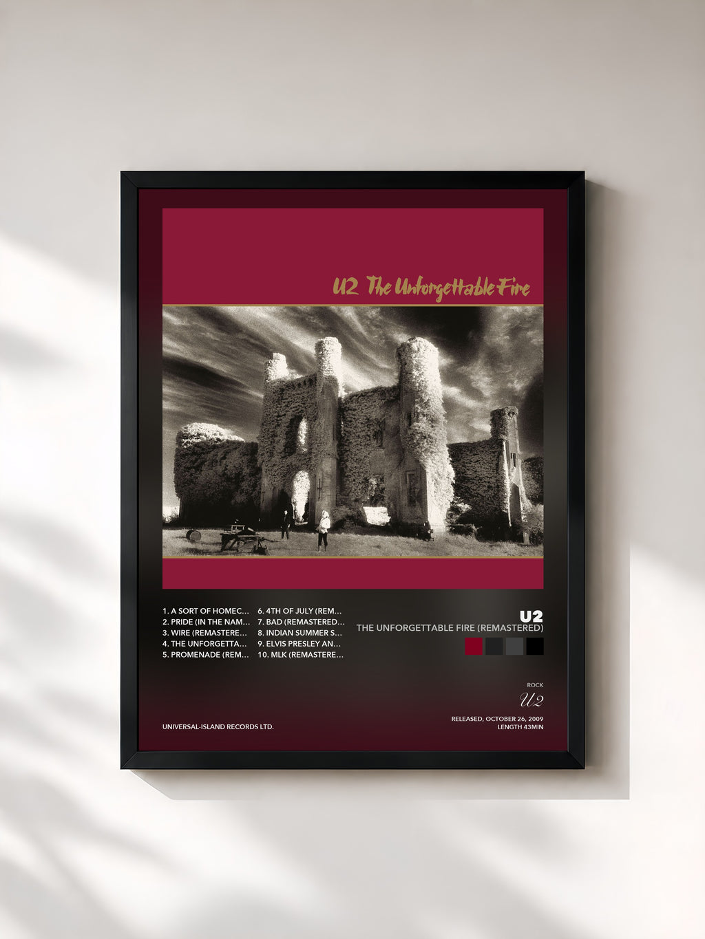U2 – The Unforgettable Fire (Remastered)