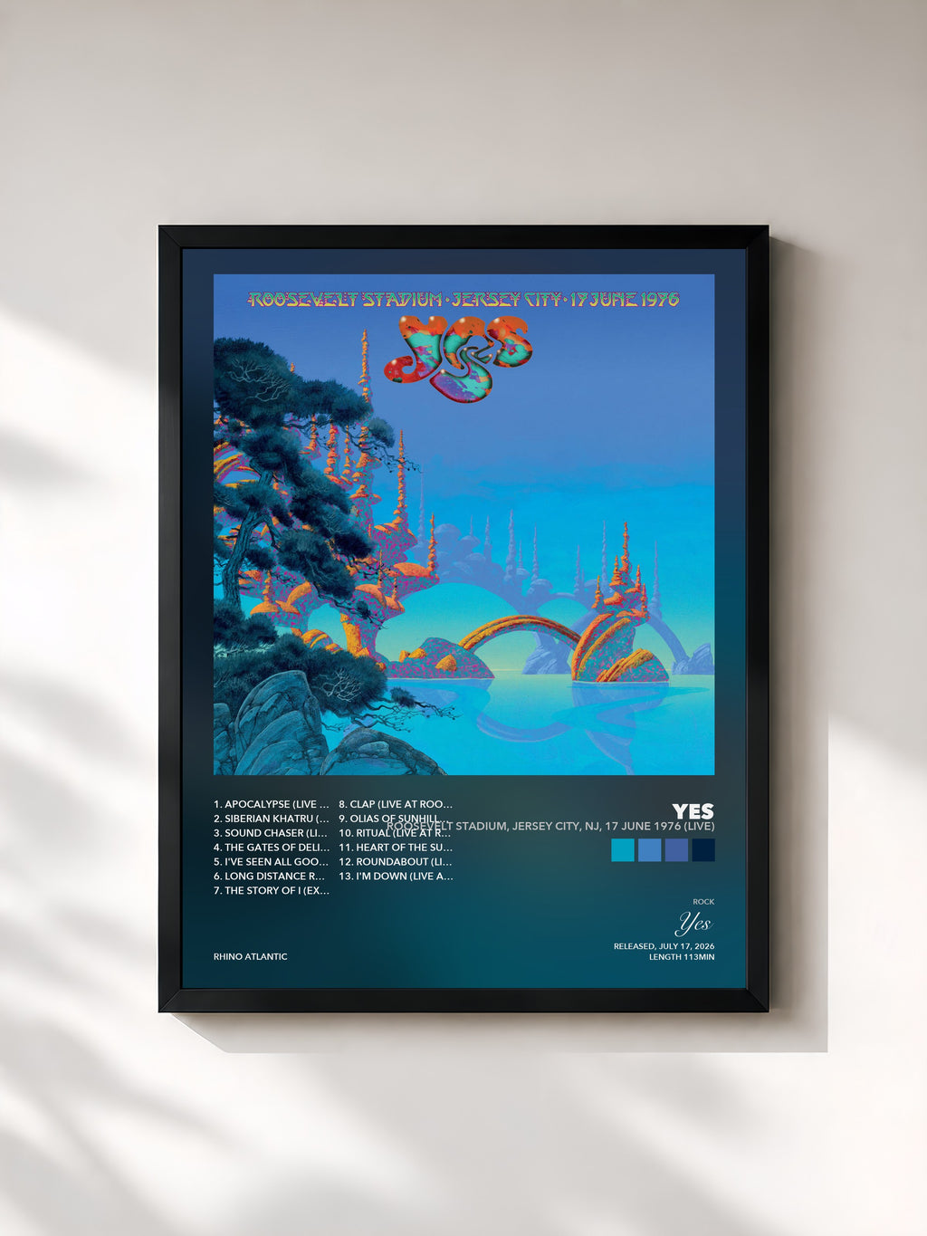 Yes · Roosevelt Stadium, Jersey City, NJ, 17 June 1976 (Live)