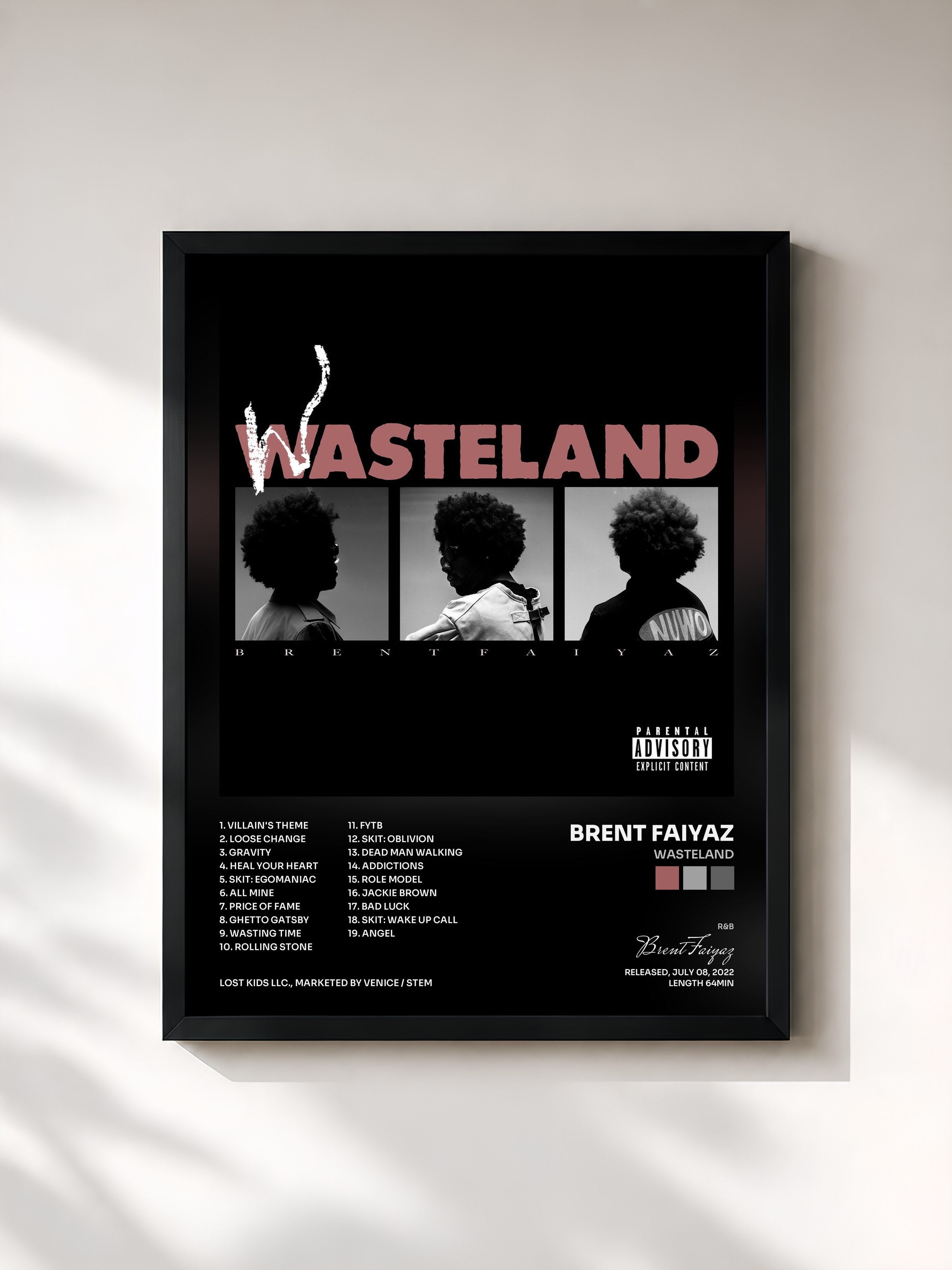 Brent Faiyaz · WASTELAND
