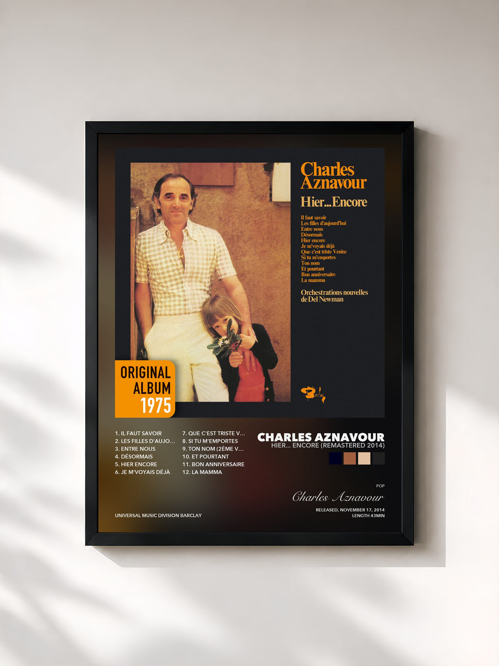 Charles Aznavour – Hier... Encore (Remastered 2014)