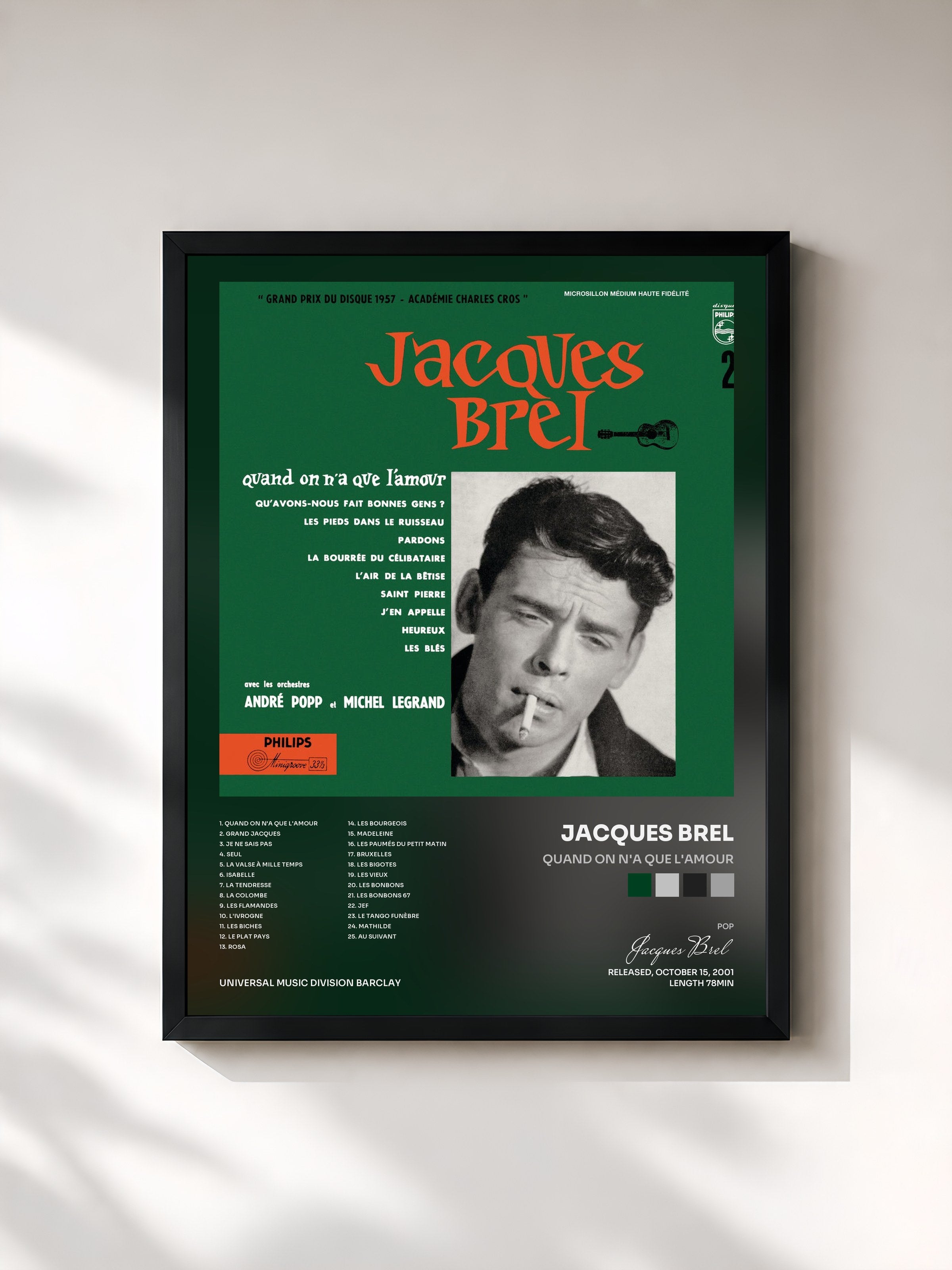 Jacques Brel · Quand On N'A Que L'Amour