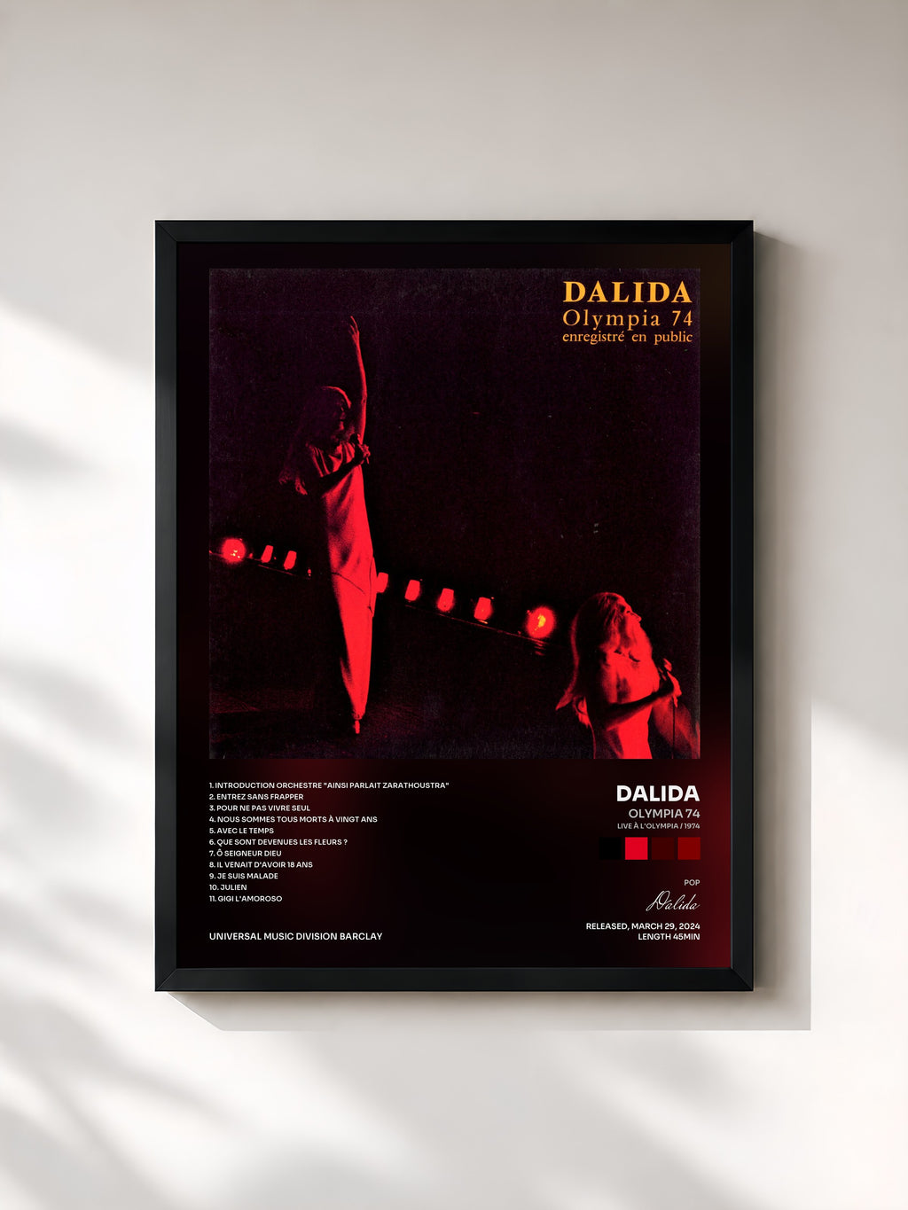 Dalida · Olympia 74 (Live à l'Olympia / 1974)