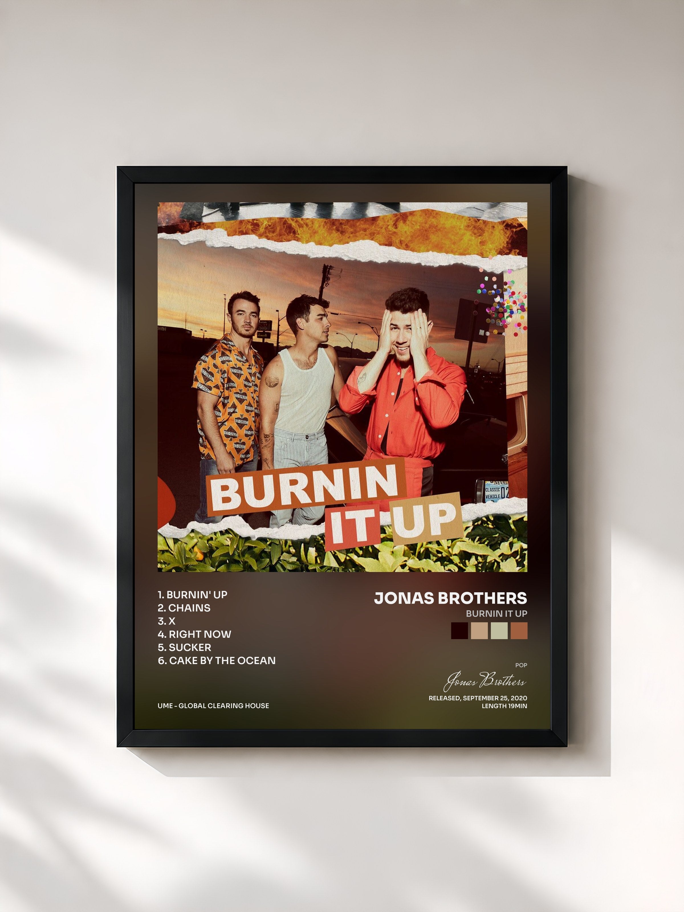 Jonas Brothers · BURNIN IT UP