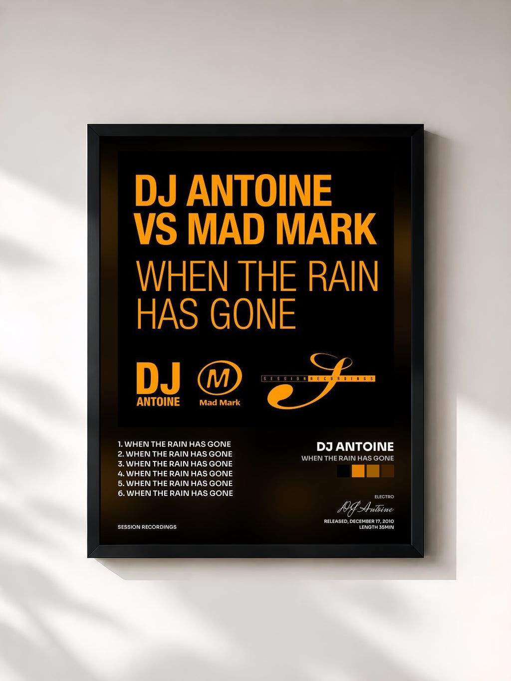 DJ Antoine · When the Rain Has Gone