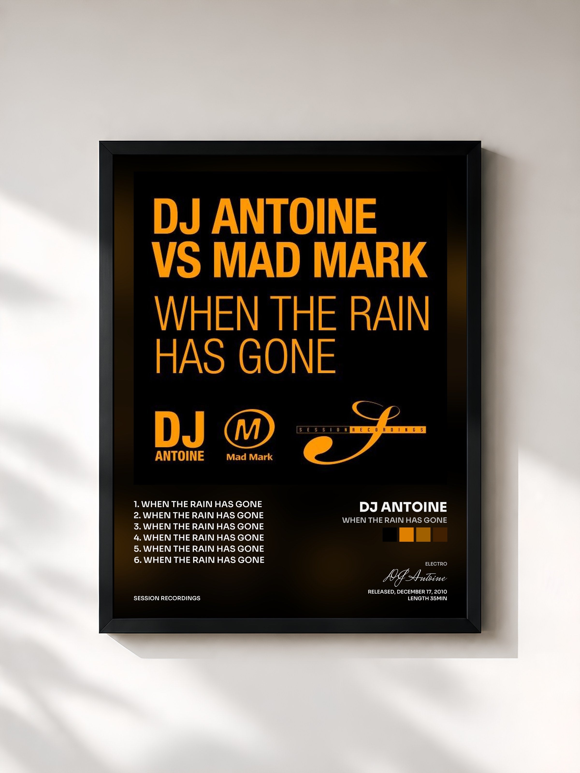 DJ Antoine · When the Rain Has Gone