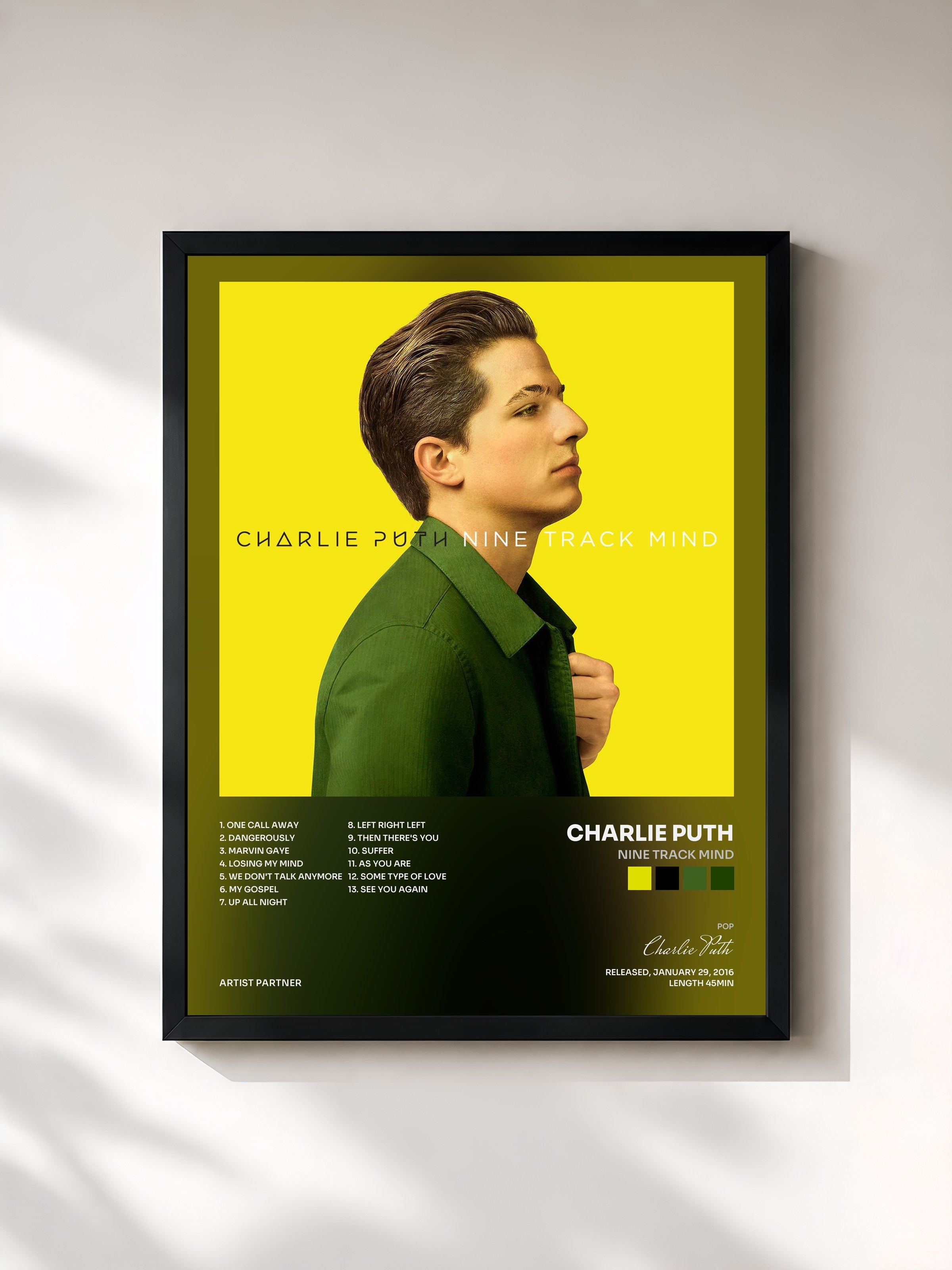 Charlie Puth · Nine Track Mind