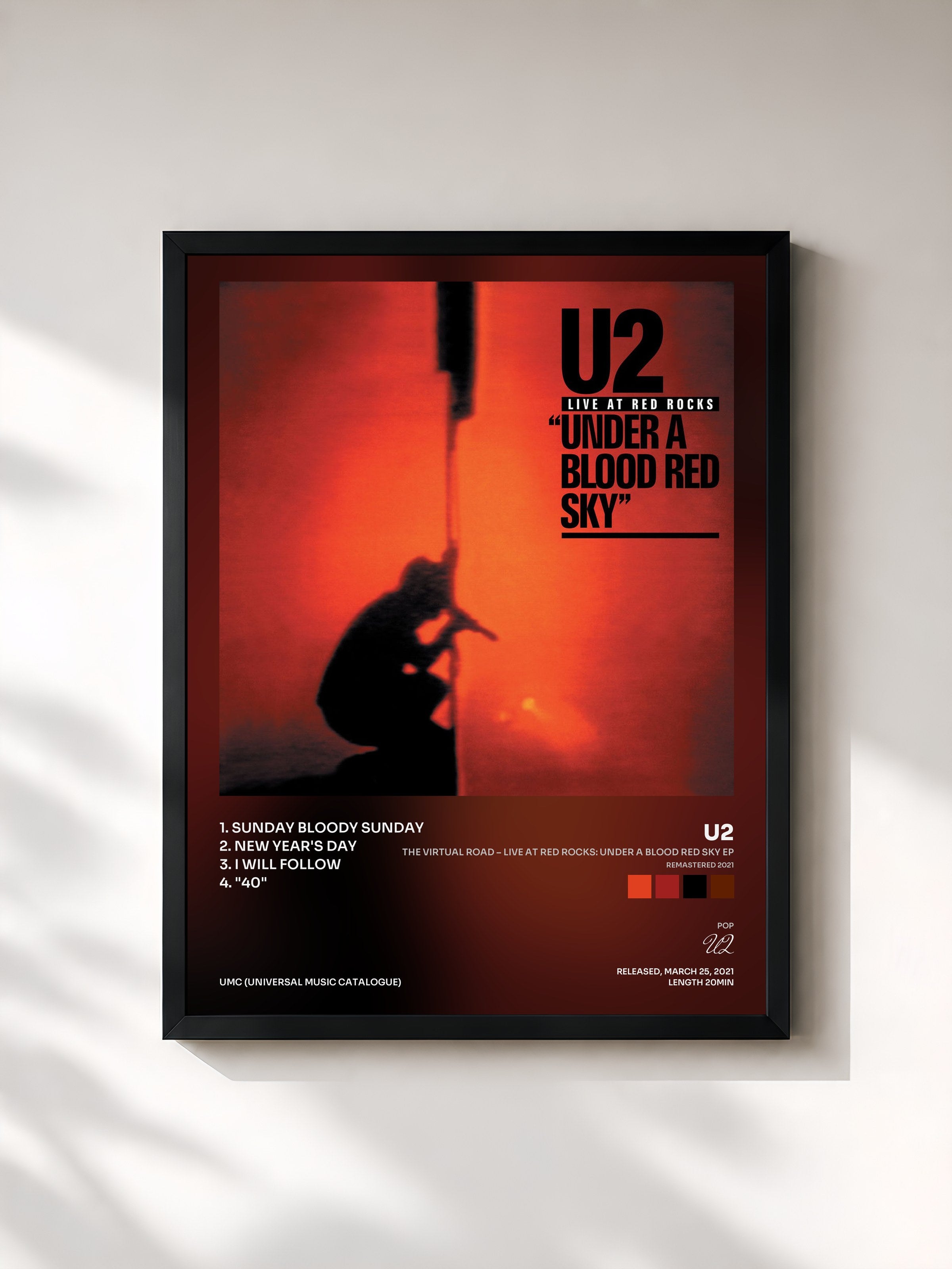 U2 · The Virtual Road – Live At Red Rocks: Under A Blood Red Sky EP (Remastered 2021)