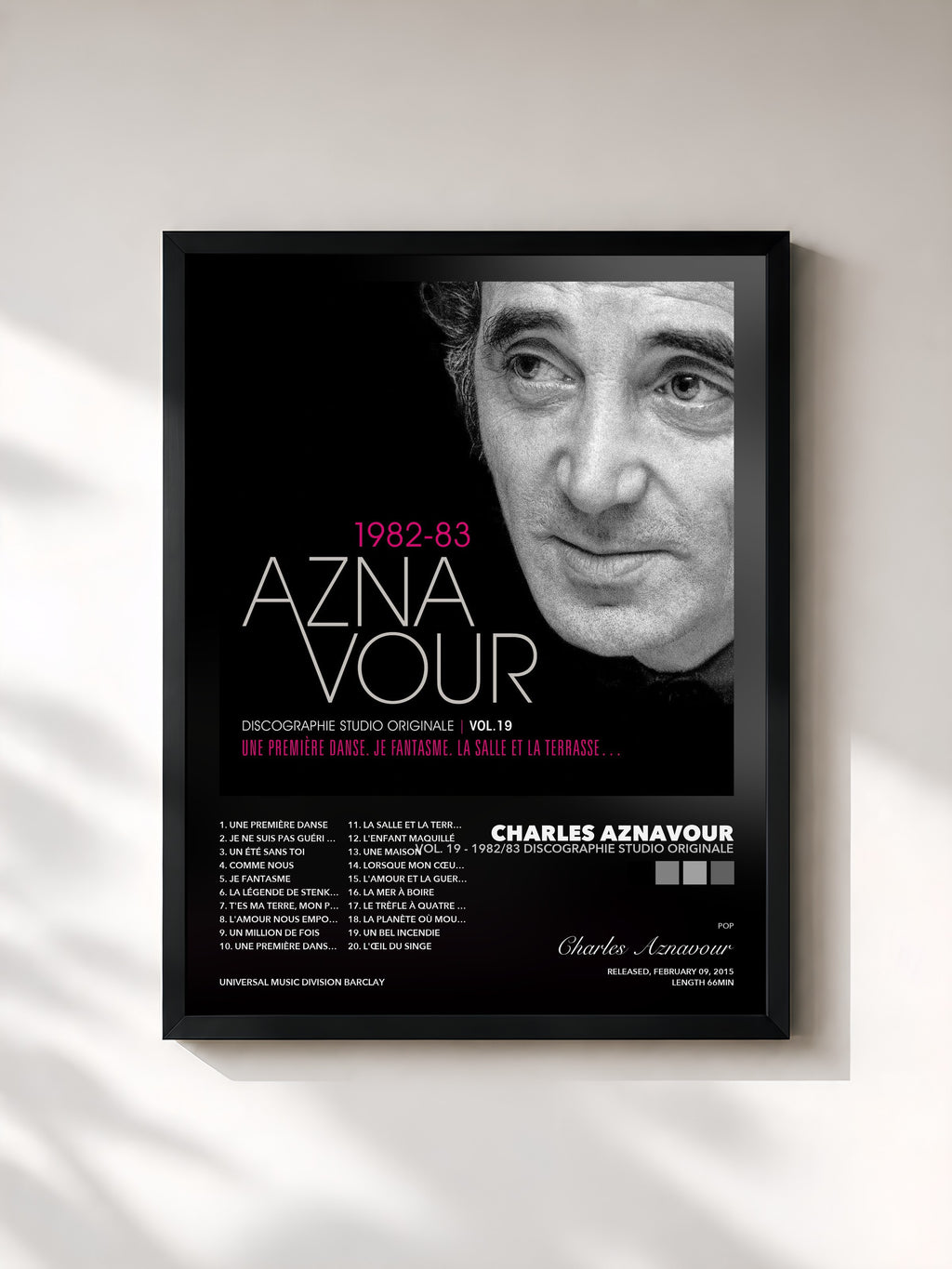 Charles Aznavour – Vol. 19 - 1982/83 Discographie studio originale