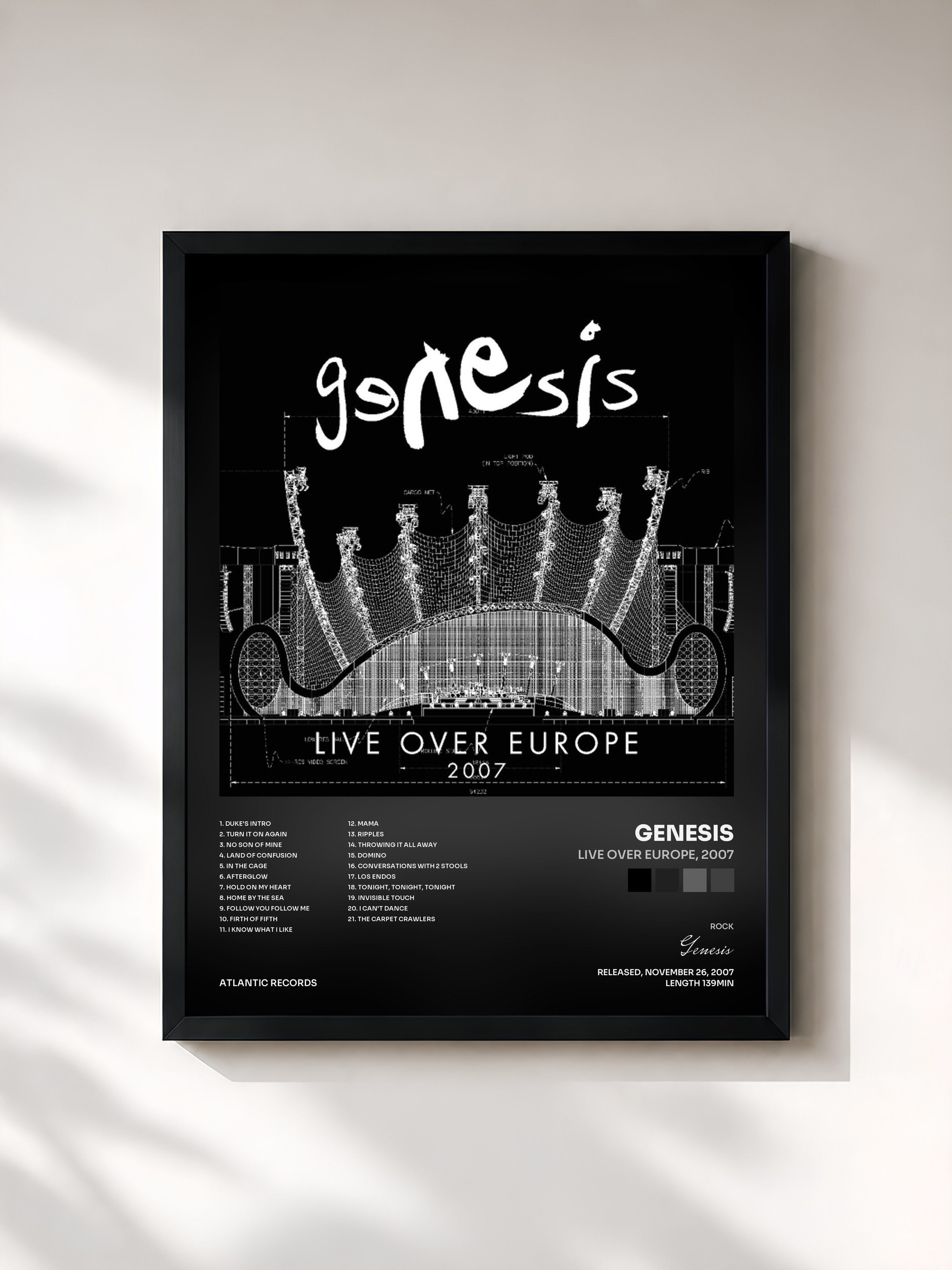 Genesis · Live Over Europe, 2007