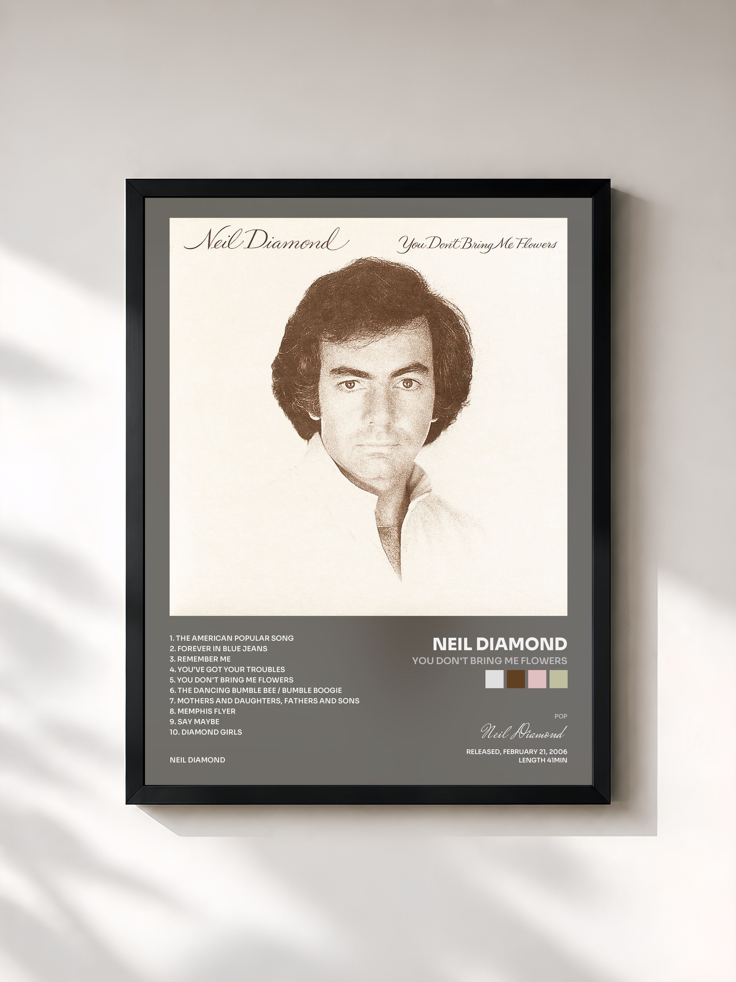 Neil Diamond · You Don't Bring Me Flowers