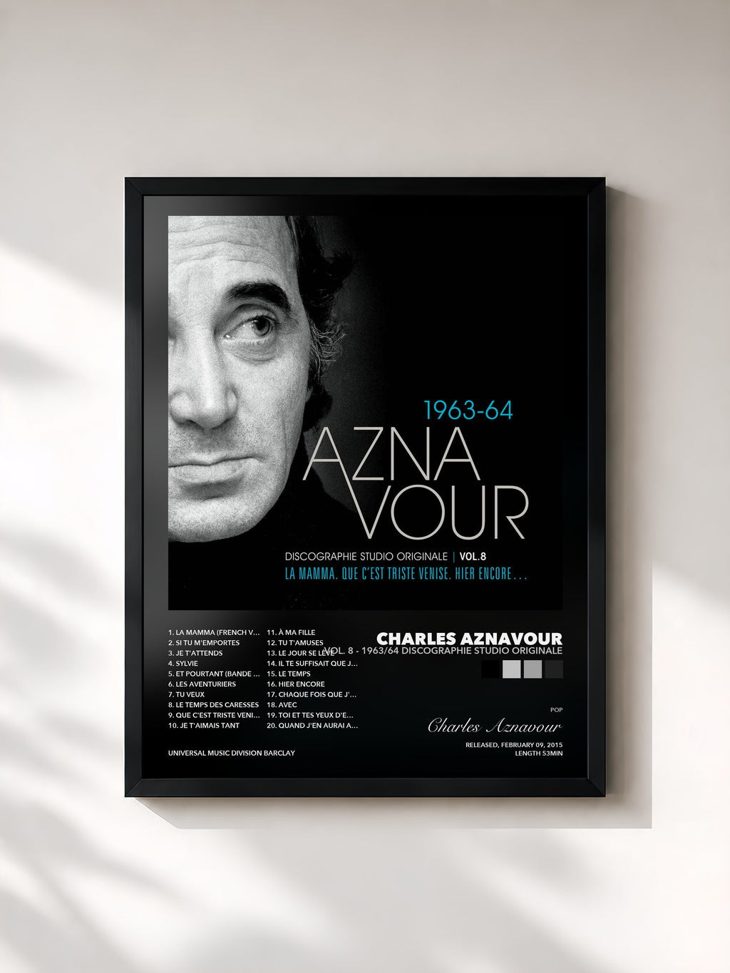 Charles Aznavour – Vol. 8 - 1963/64 Discographie studio originale