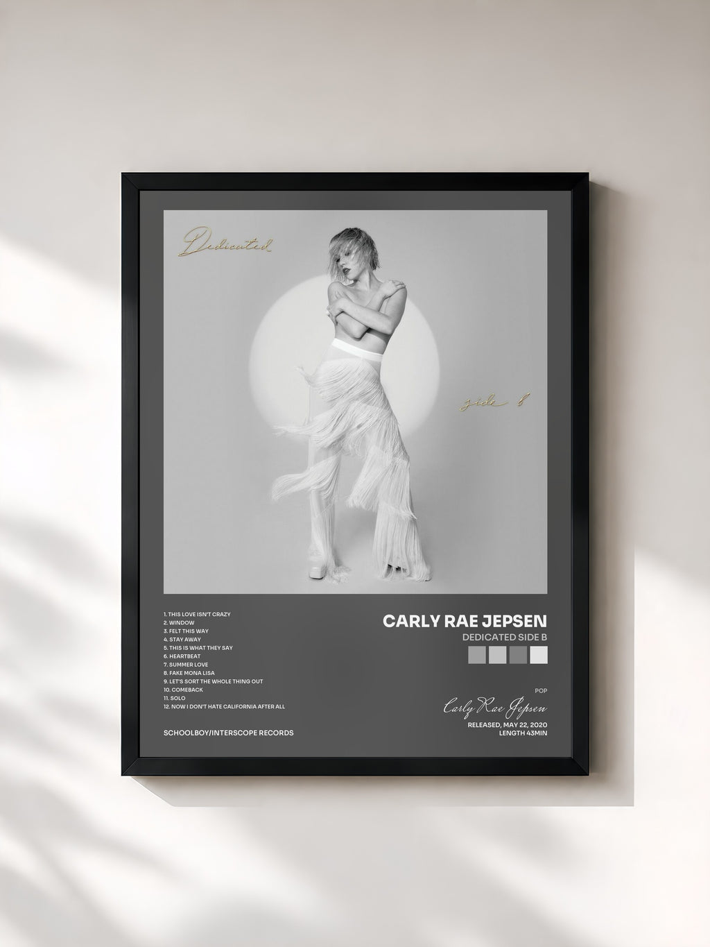 Carly Rae Jepsen · Dedicated Side B