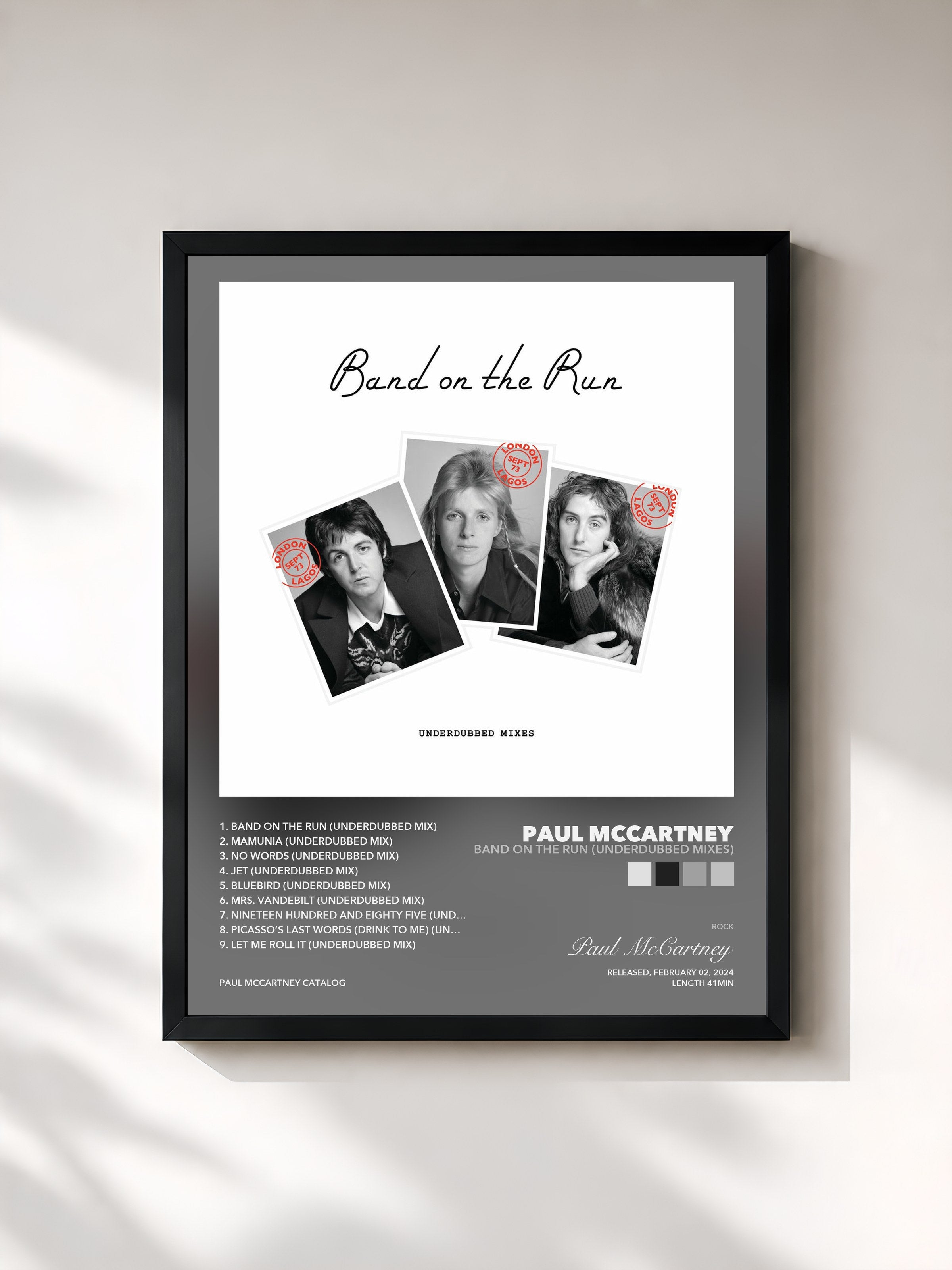 Paul McCartney – Band On The Run (Underdubbed Mixes)