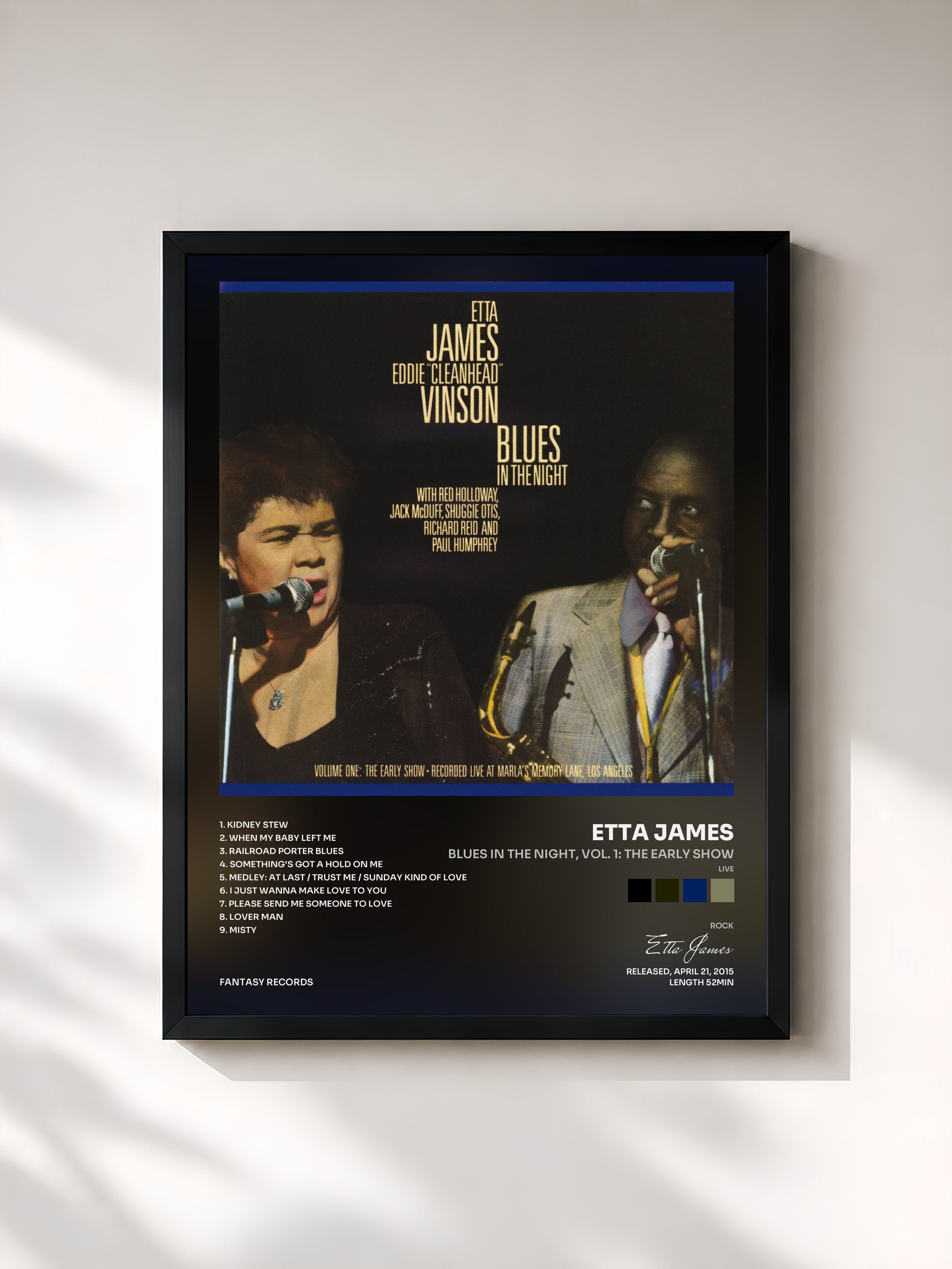 Etta James · Blues In The Night, Vol. 1: The Early Show (Live)