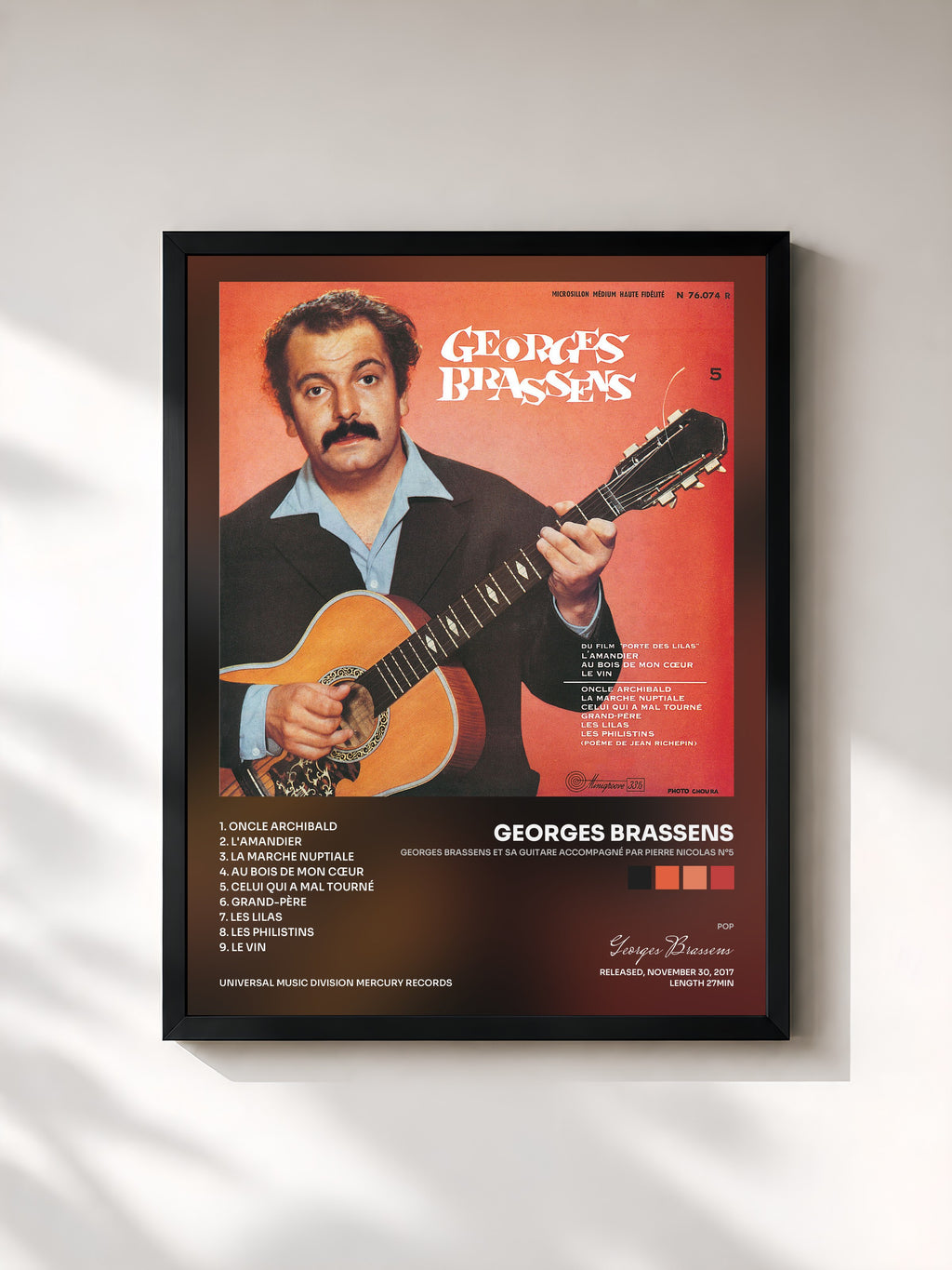 Georges Brassens · Georges Brassens et sa guitare accompagné par Pierre Nicolas N°5
