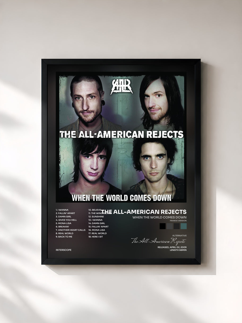 The All-American Rejects · When The World Comes Down (France Version)