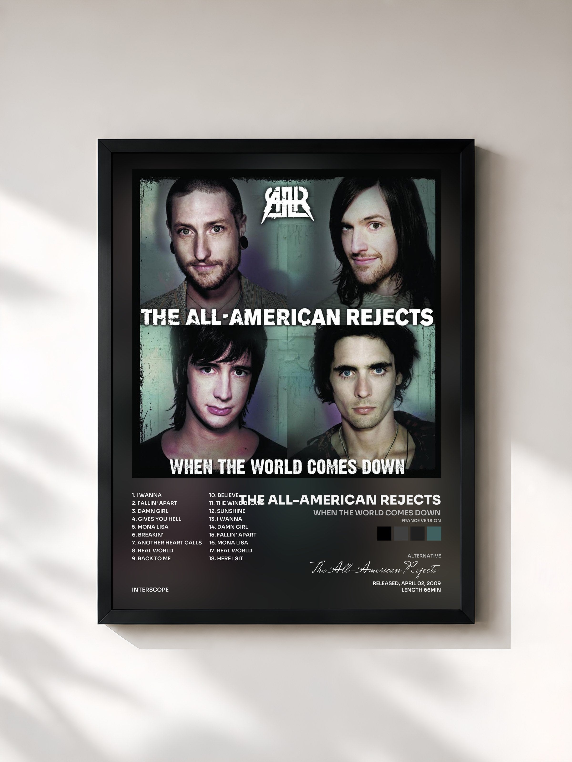 The All-American Rejects · When The World Comes Down (France Version)