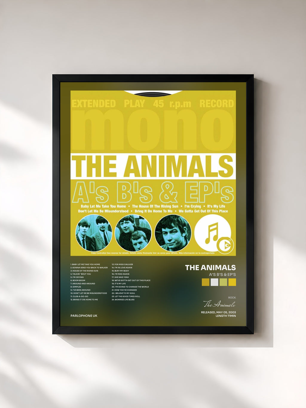 The Animals · A's B's & EP's