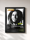 Tableau de l'album Kaya de Bob Marley & The Wailers, imprimé et encadré en France