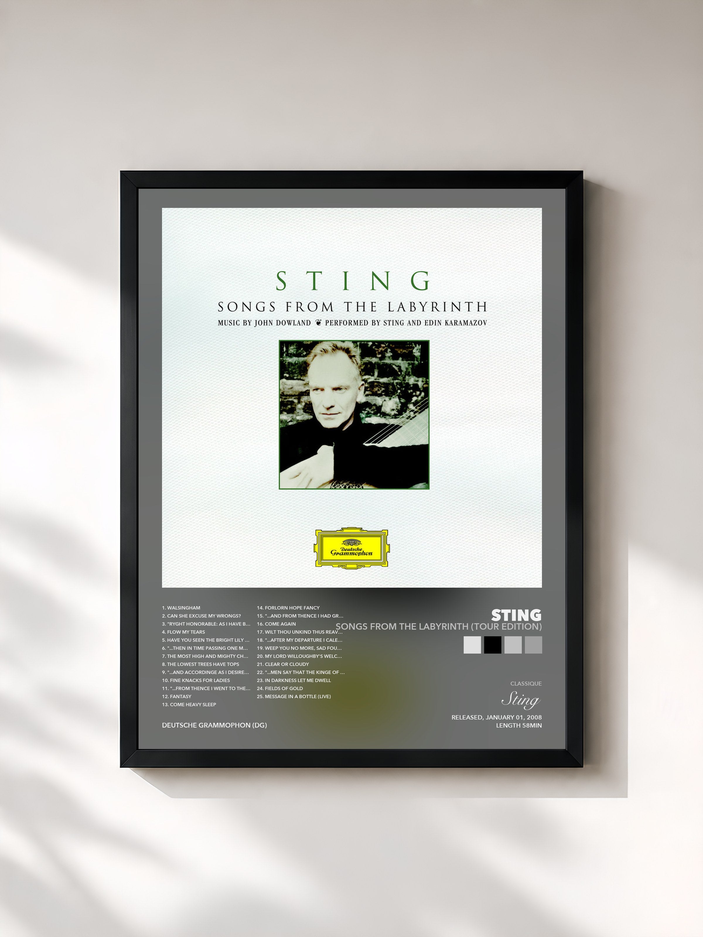 Sting – Songs From The Labyrinth (Tour Edition)