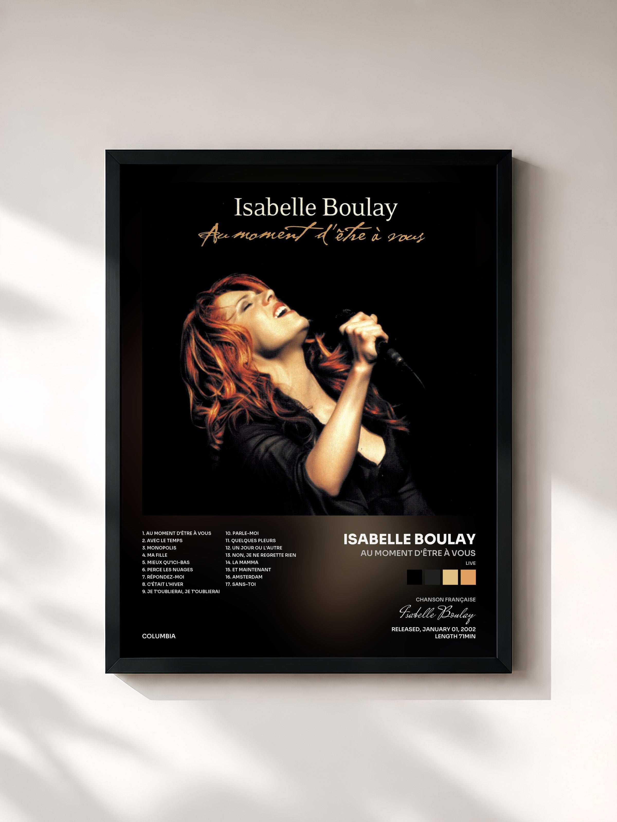 Isabelle Boulay · Au moment d'être à vous (Live)