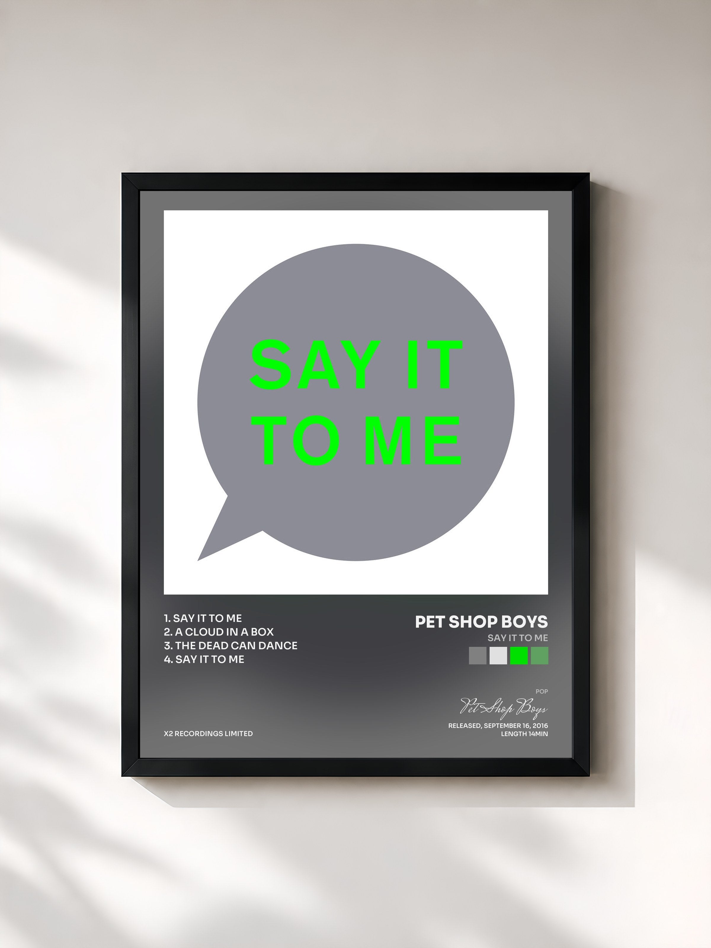 Pet Shop Boys · Say It to Me