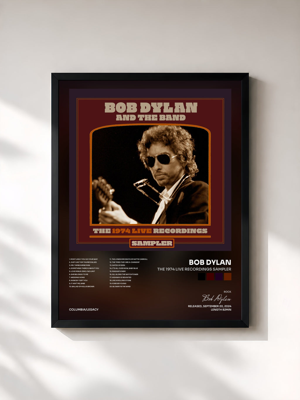 Bob Dylan · The 1974 Live Recordings Sampler