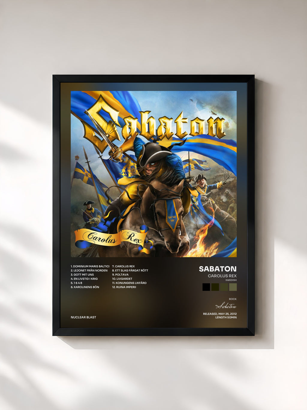 Sabaton · Carolus Rex (Swedish)