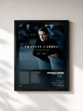 Tableau de l'album L'essentiel 1977-2017 de Francis Cabrel, imprimé et encadré en France