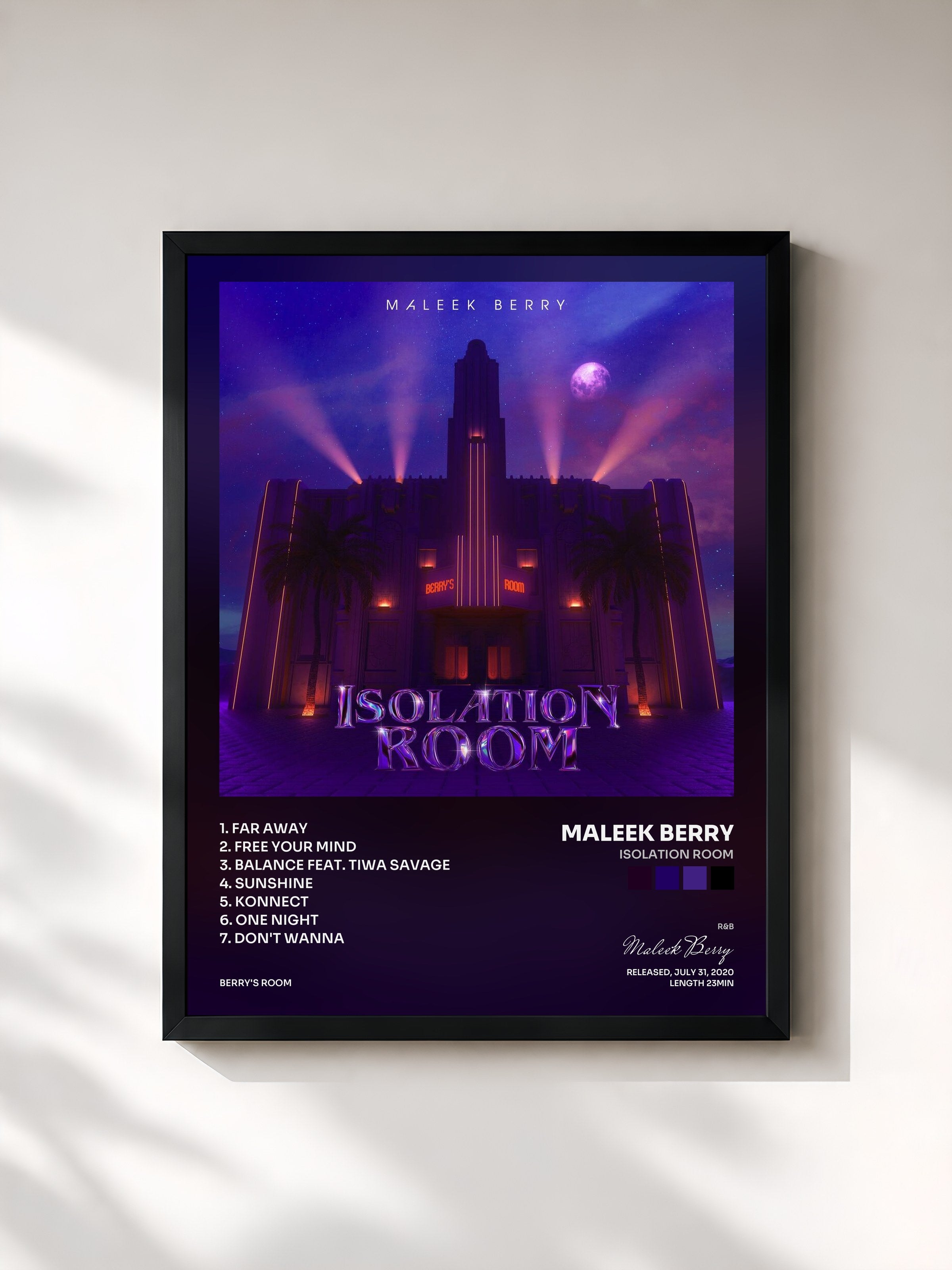 Maleek Berry · Isolation Room