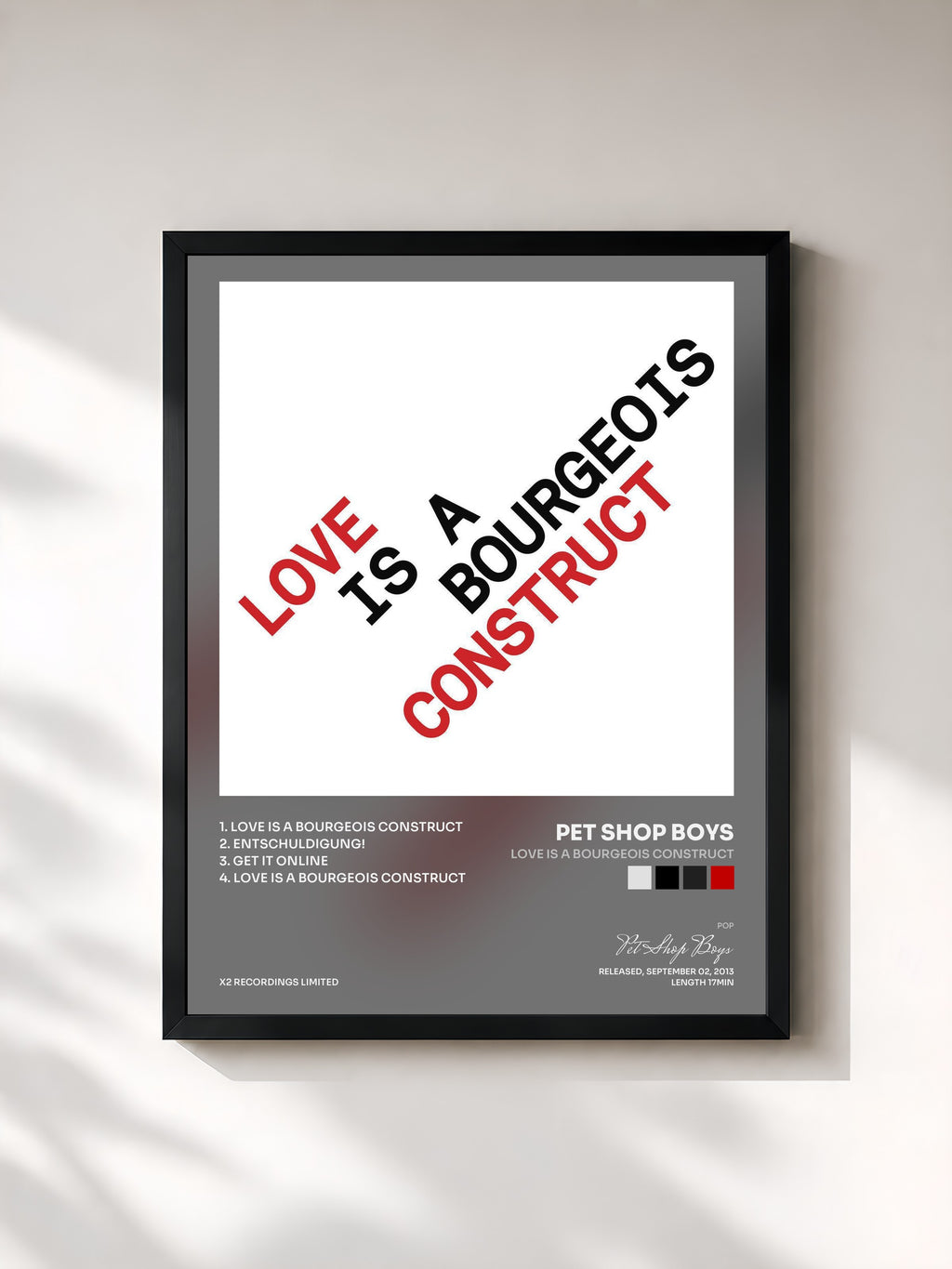 Pet Shop Boys · Love is a Bourgeois Construct